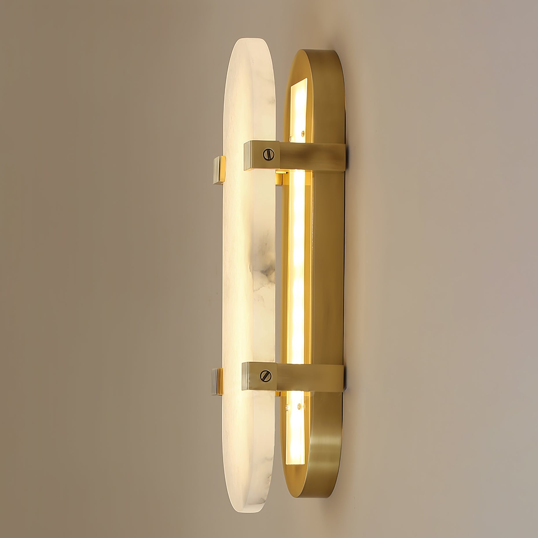 Calla Modern Alabaster Wall Light