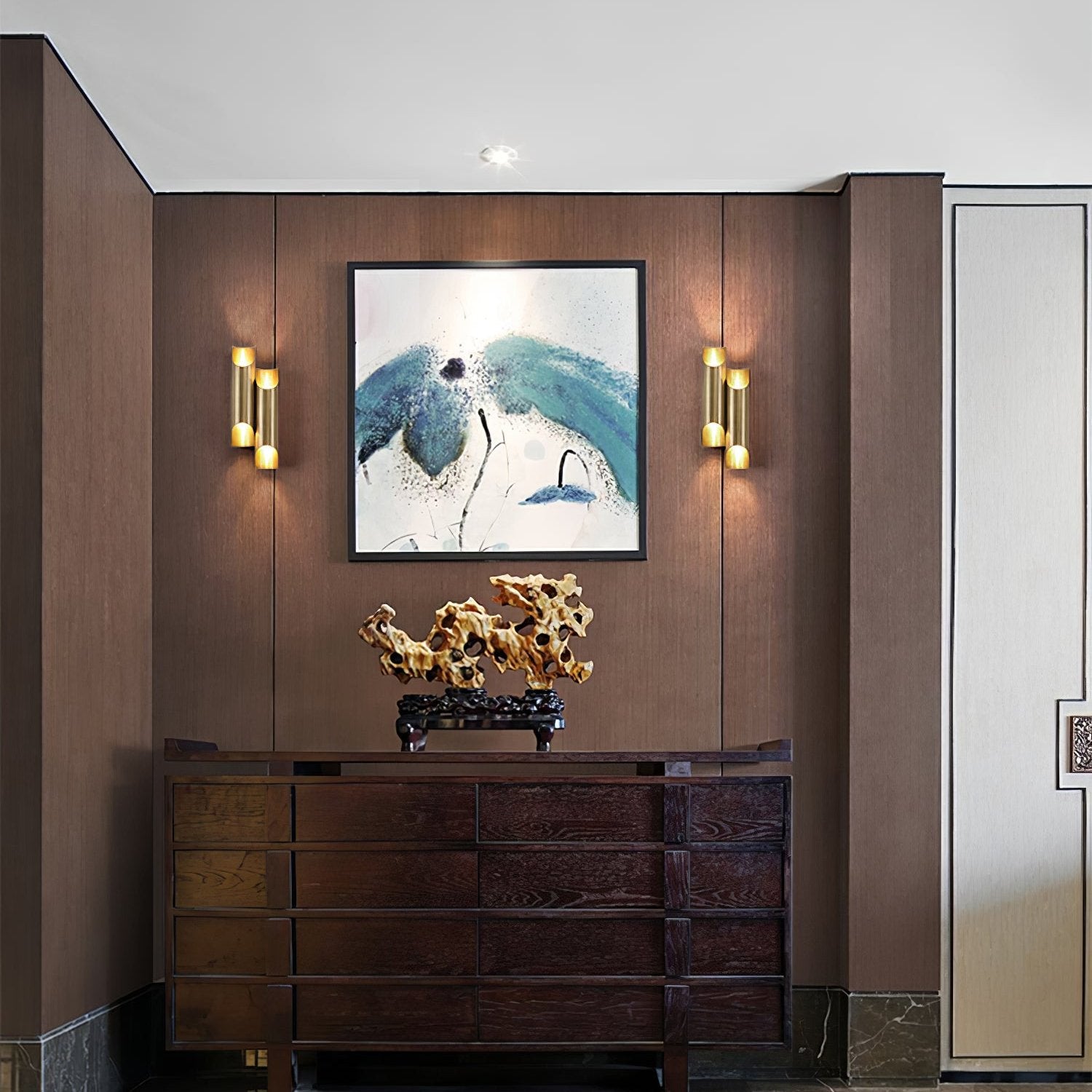 Zodoran Traditional Brass Wall Lamp - Letslighting