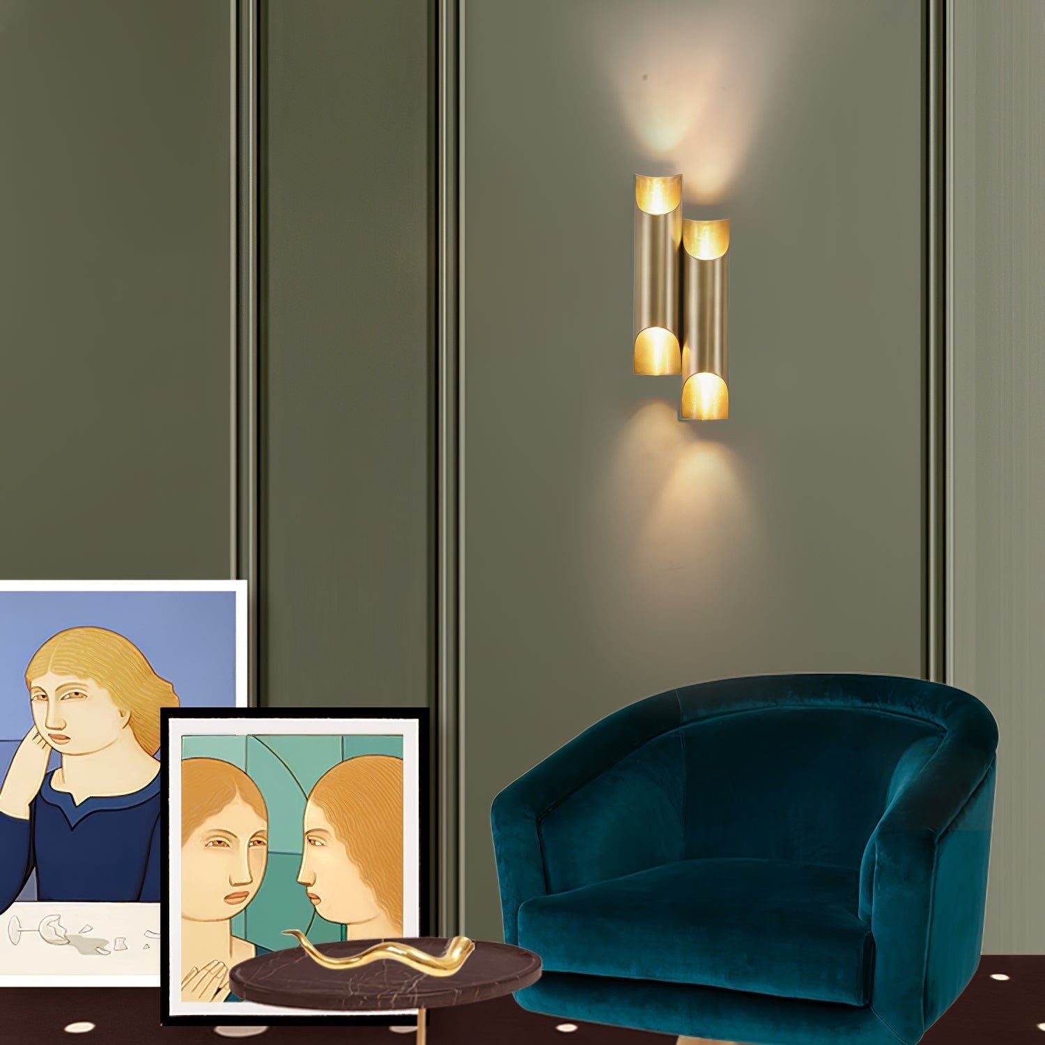 Zodoran Traditional Brass Wall Lamp - Letslighting
