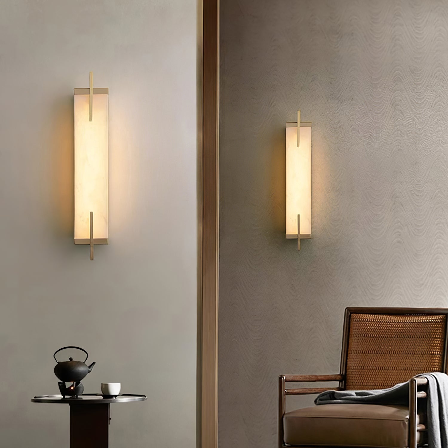 Zenith Alabaster Wall Light - Letslighting