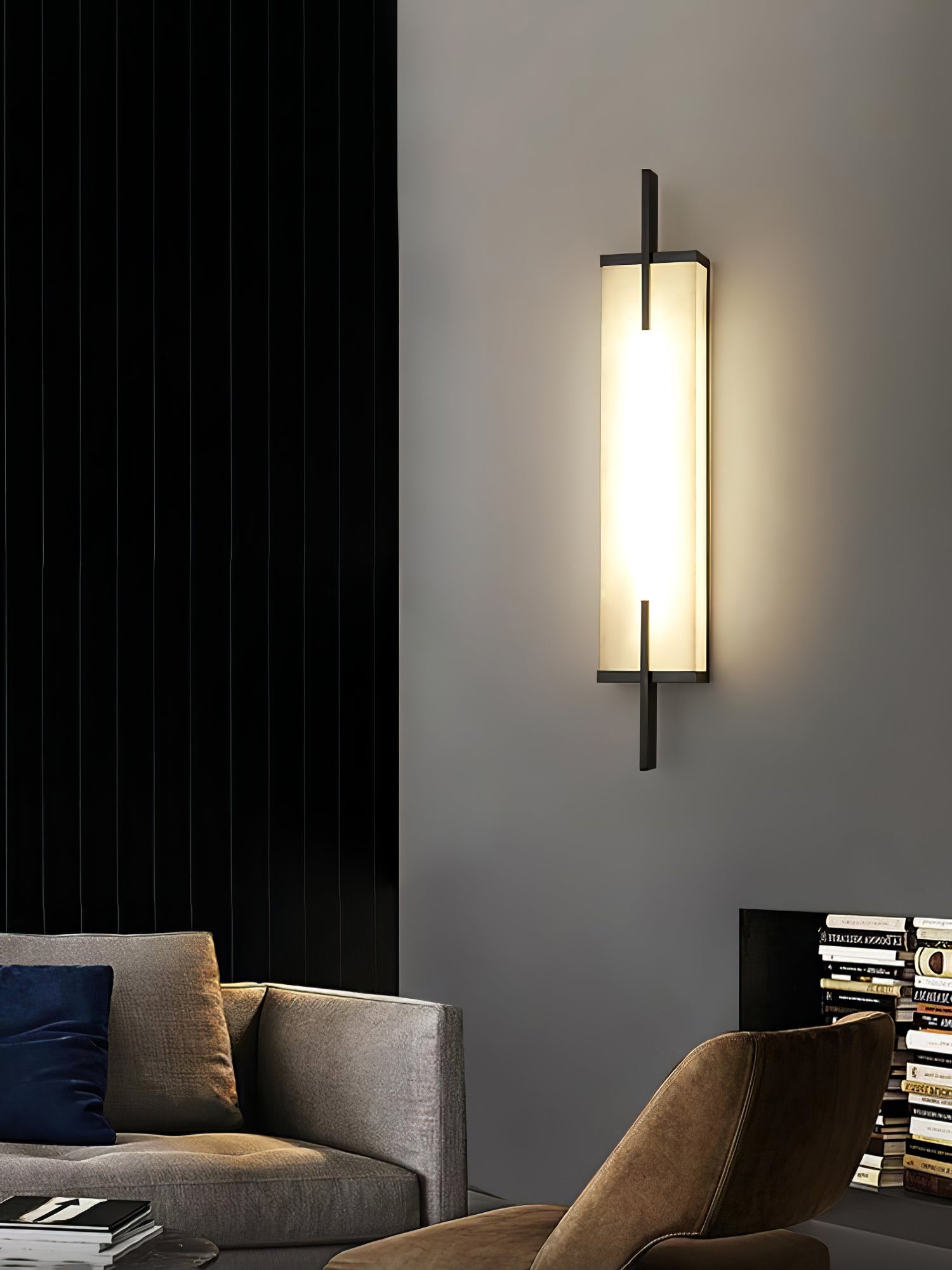 Aurcarir Rectangular Alabaster Wall Light - Letslighting