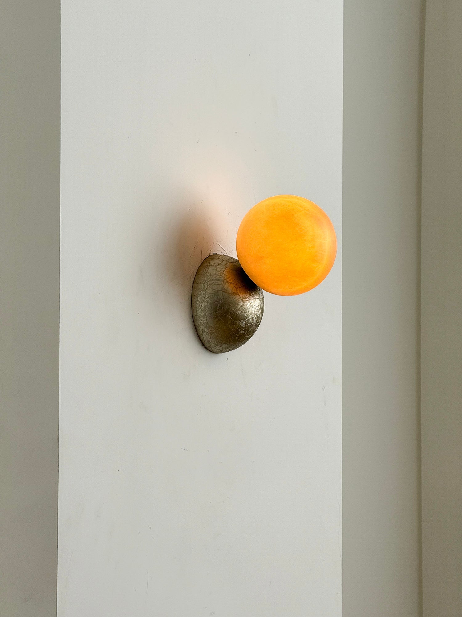 Arca Modern Minimalist Eclipse Mrable Wall Lamp - Letslighting