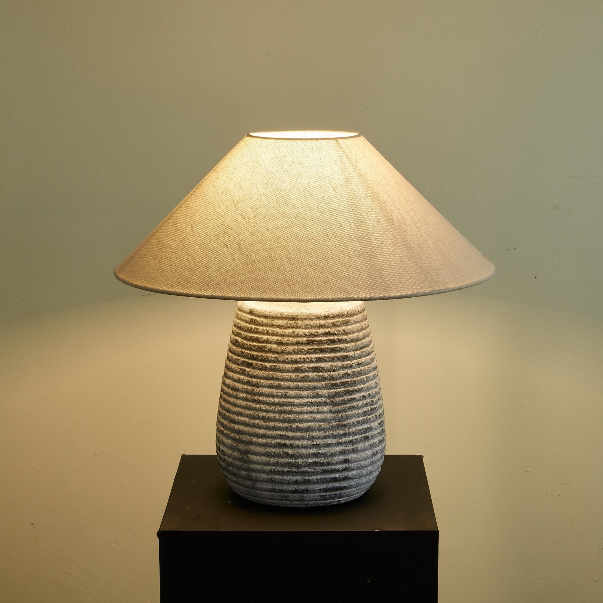 Clarissa Clear Fabric Table Lamp - Letslighting