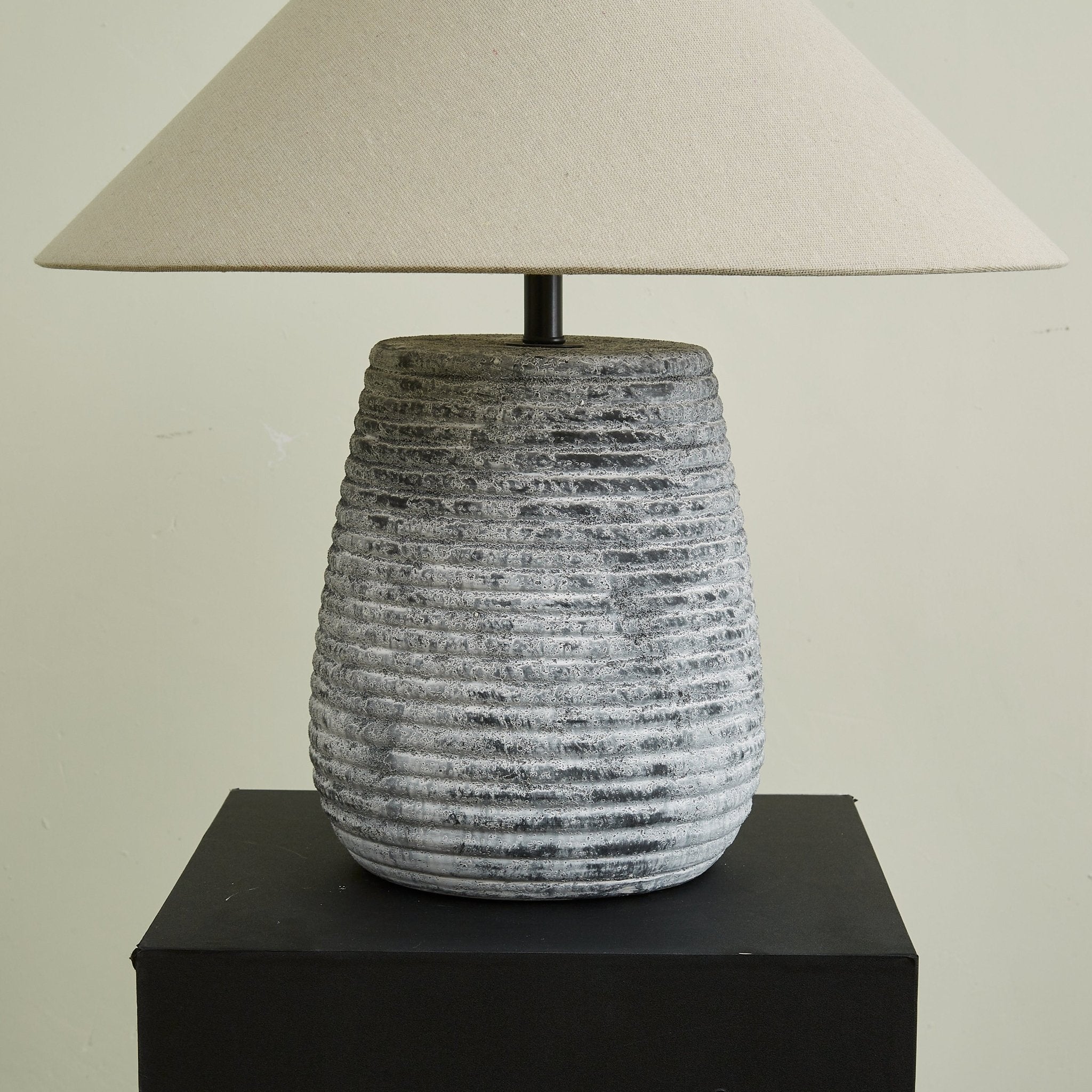 Clarissa Clear Fabric Table Lamp - Letslighting