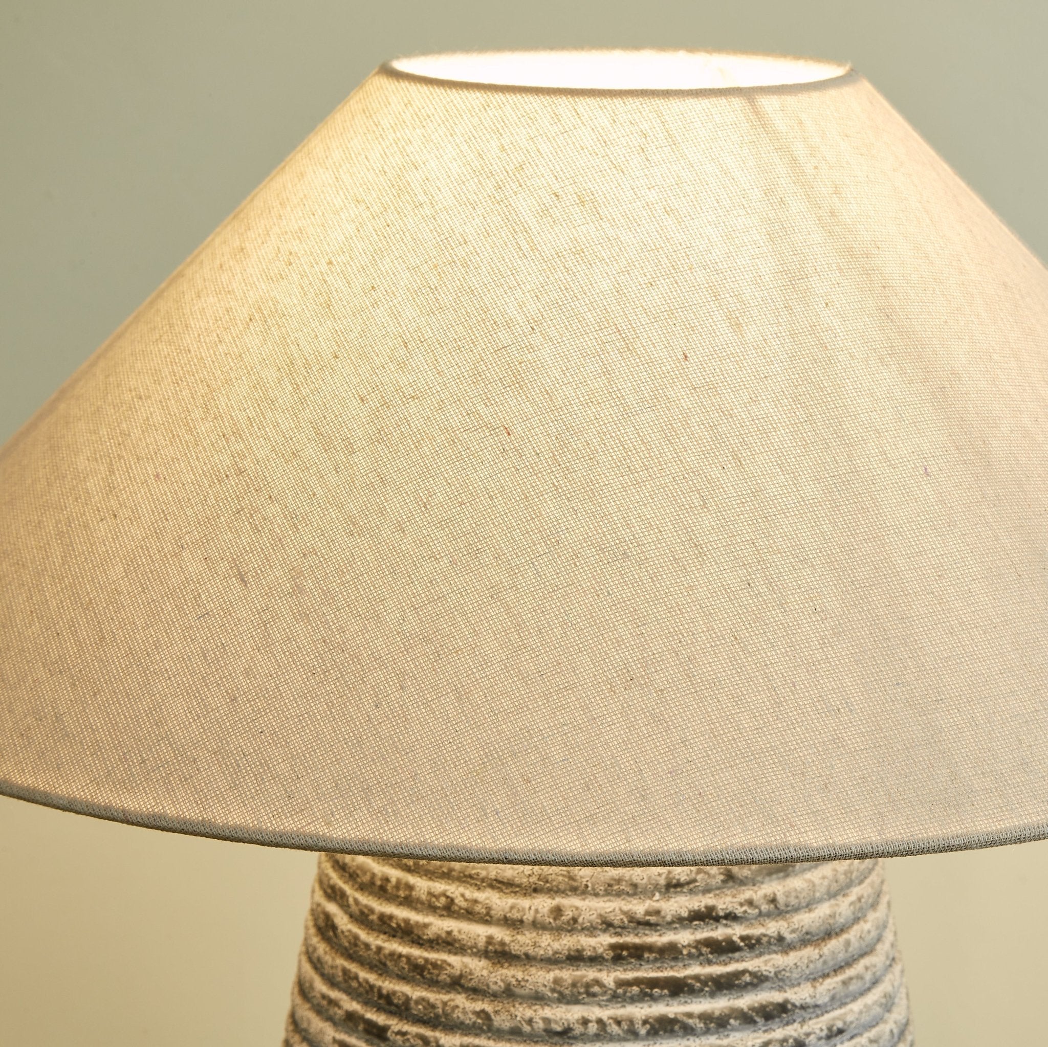 Clarissa Clear Fabric Table Lamp - Letslighting