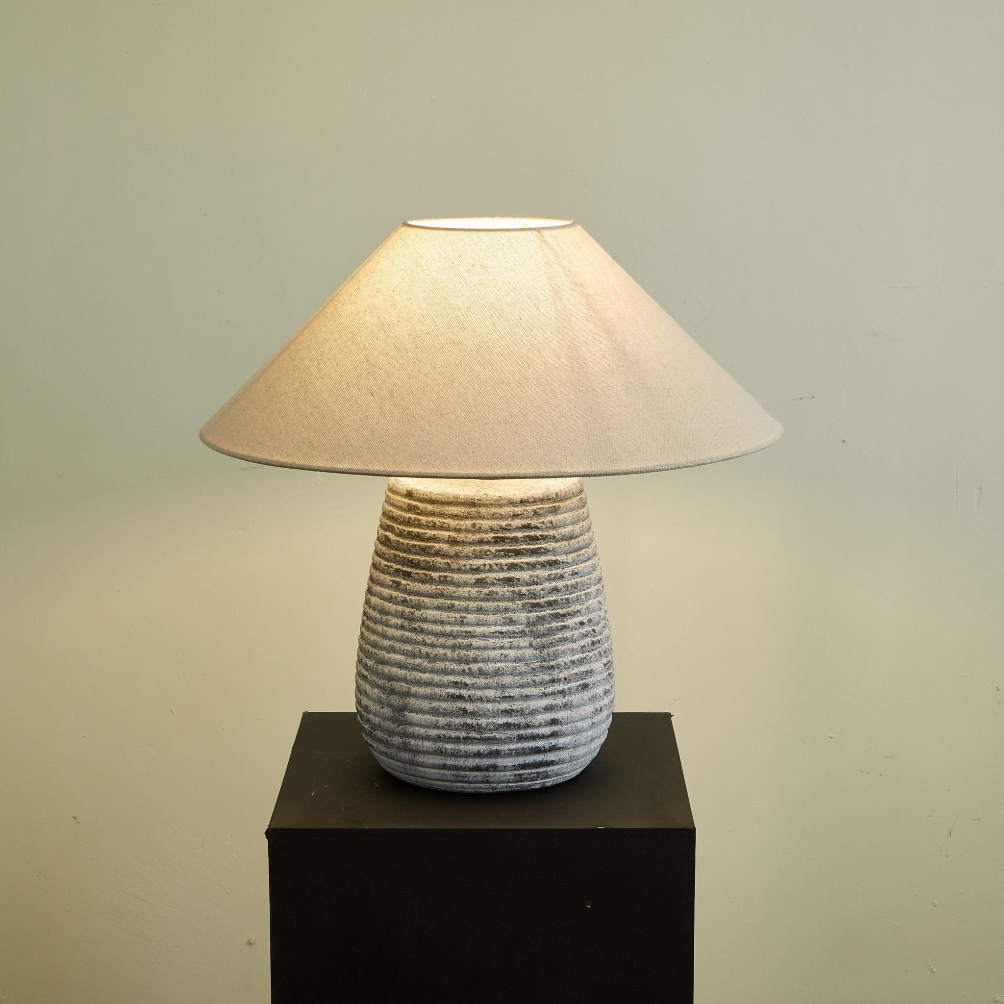 Clarissa Clear Fabric Table Lamp - Letslighting