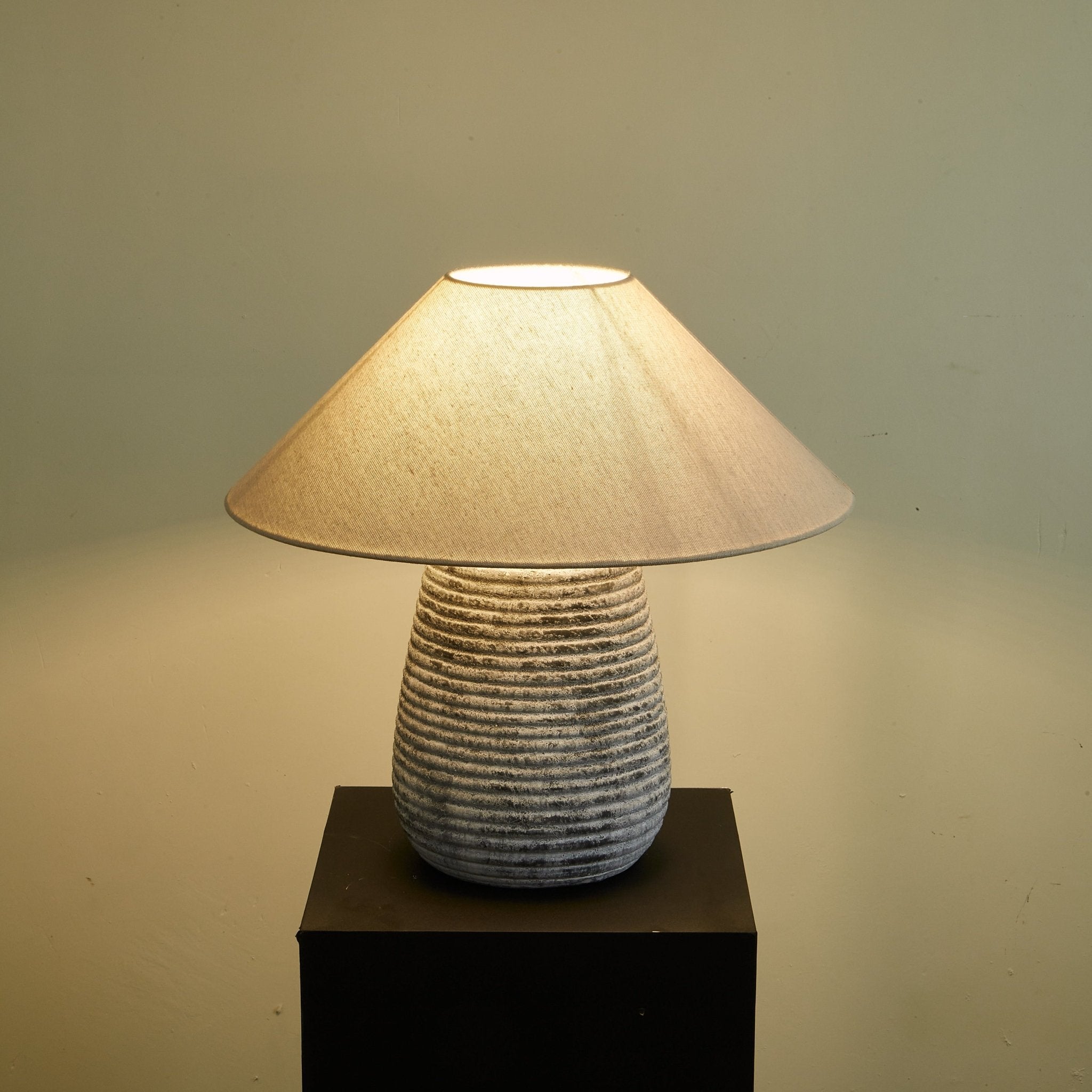 Clarissa Clear Fabric Table Lamp - Letslighting