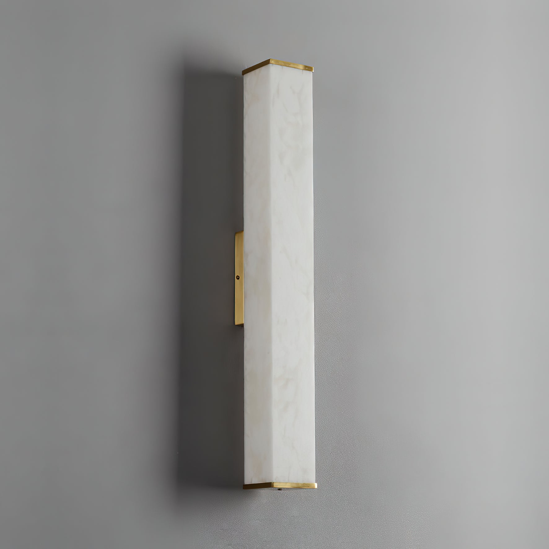 Arcus Elegance Brass Alabaster Sconce Wall Lamp - Letslighting