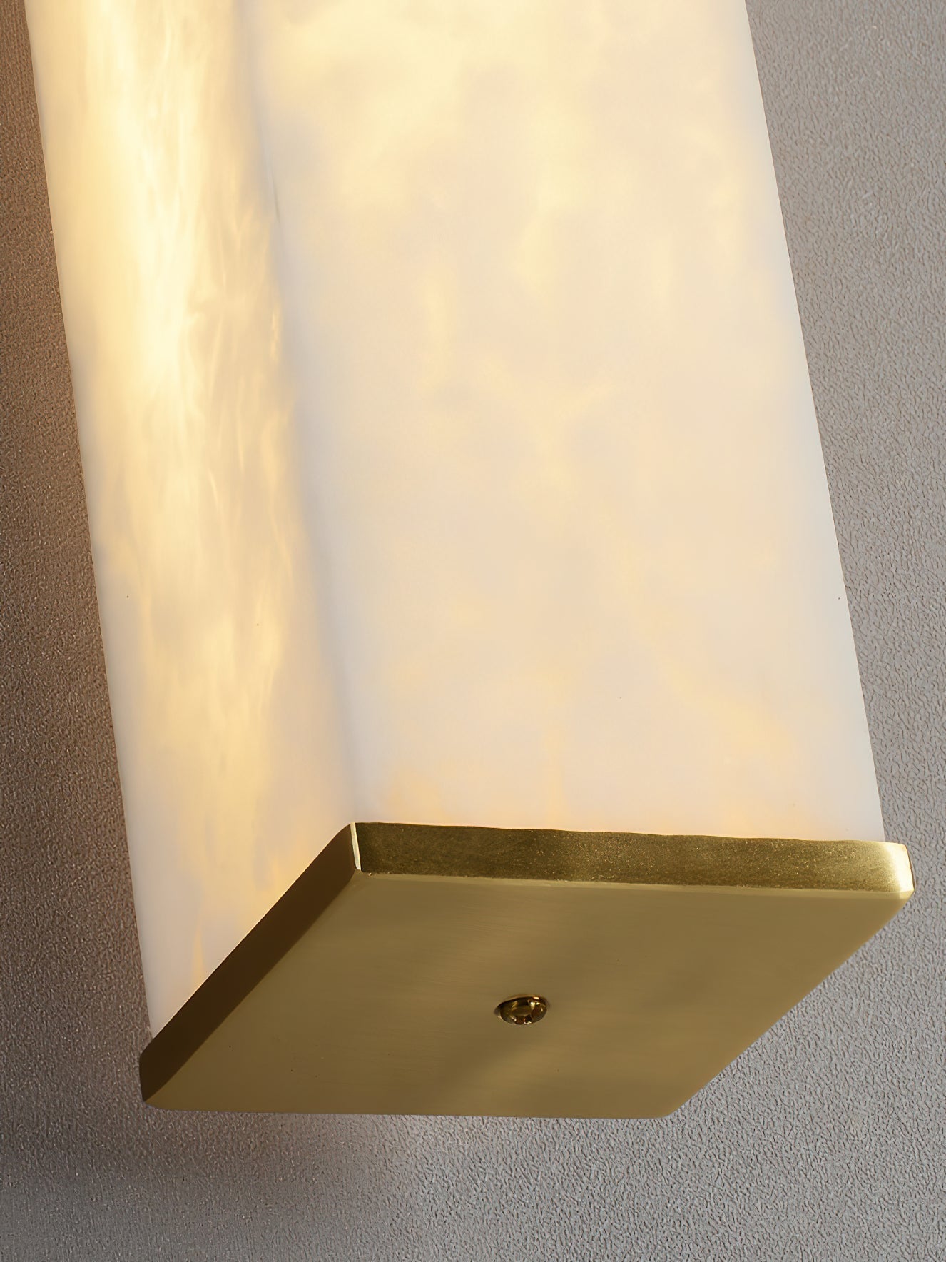 Arcus Elegance Brass Alabaster Sconce Wall Lamp - Letslighting
