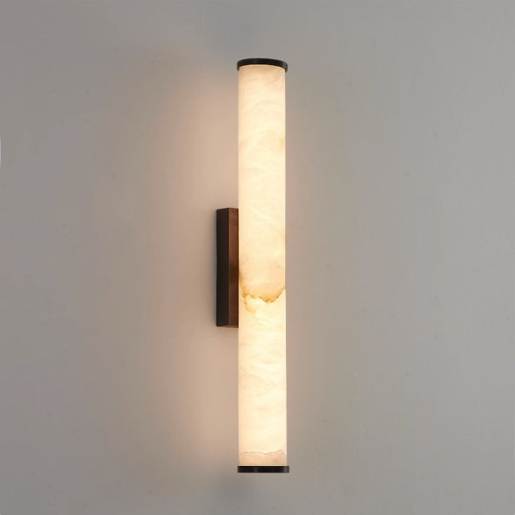 Arcus Elegance Brass Alabaster Sconce Wall Lamp - Letslighting