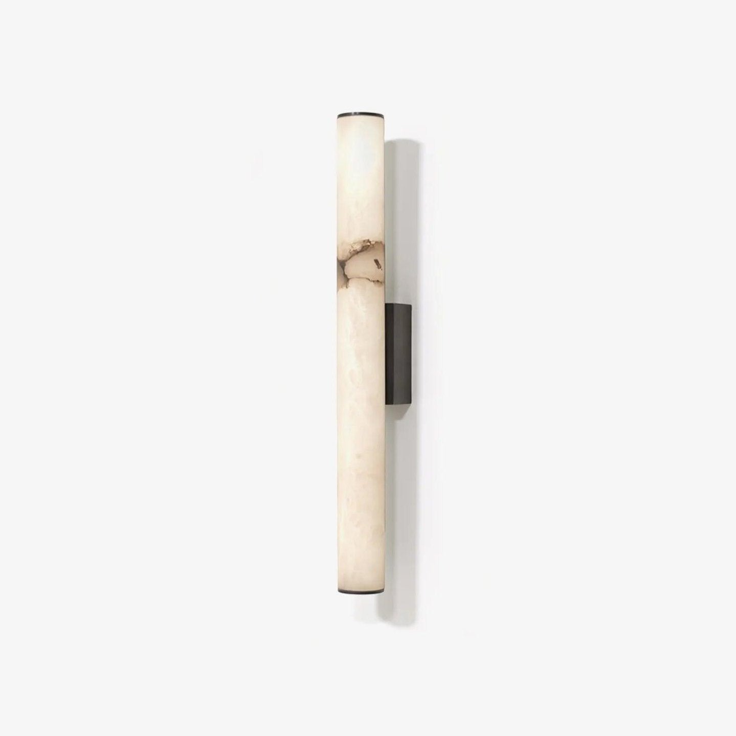 Kristy Alabaster  Vertical Cylindrical Wall Lamp
