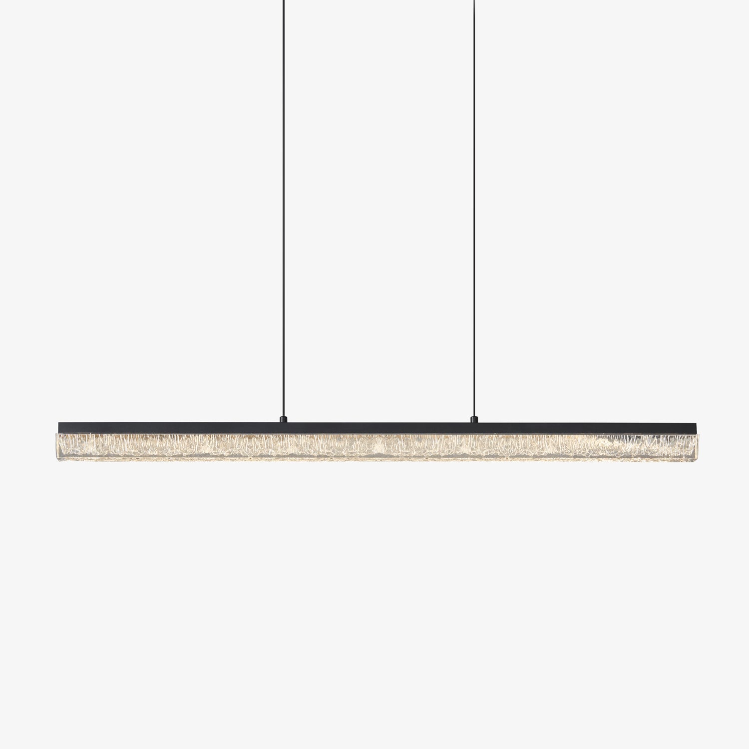 Lustra Pendant Light Black Acrylic Linear - Letslighting