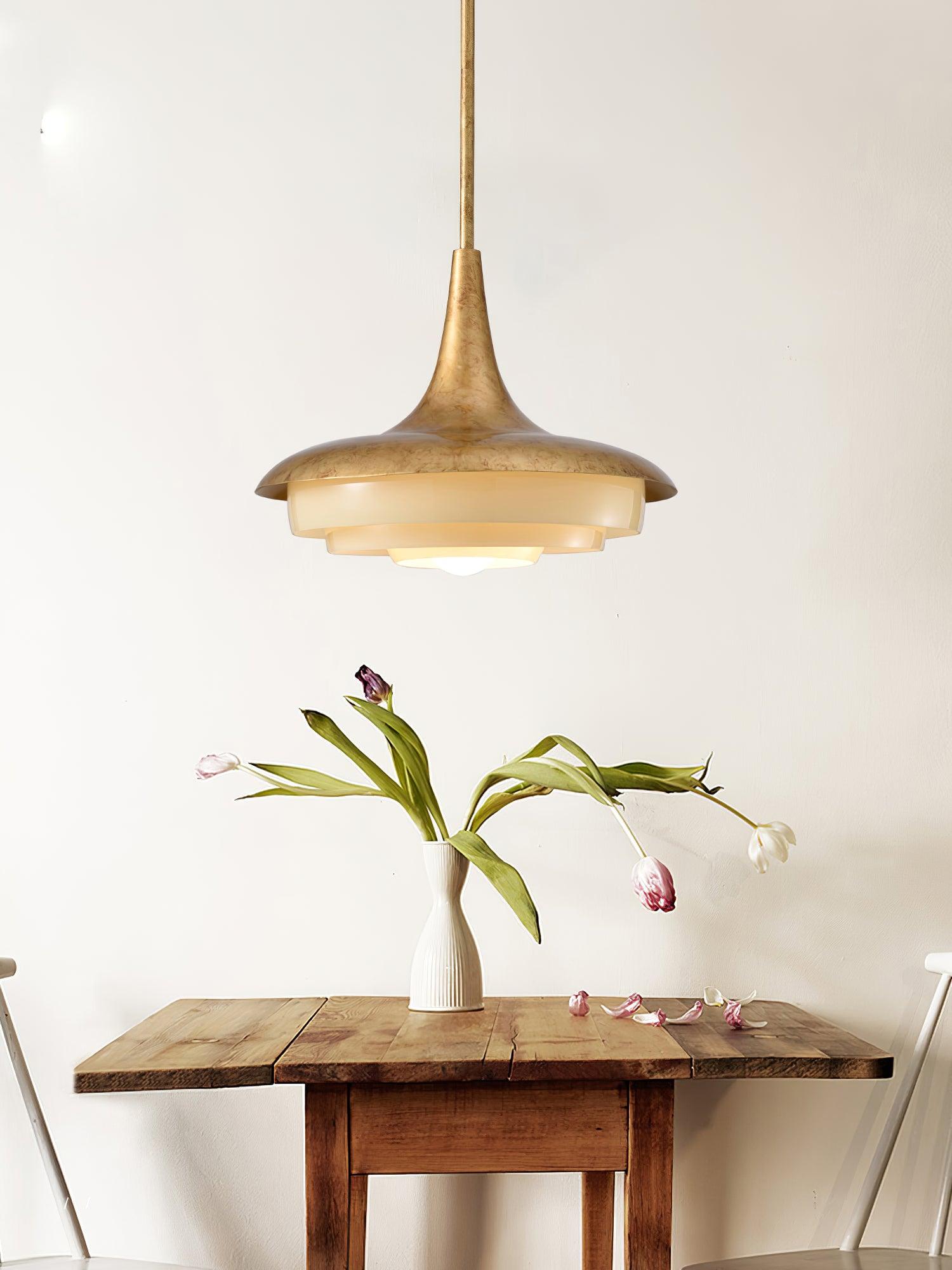 Vioce Mid-Century Modern Glass Pendant Light - Letslighting