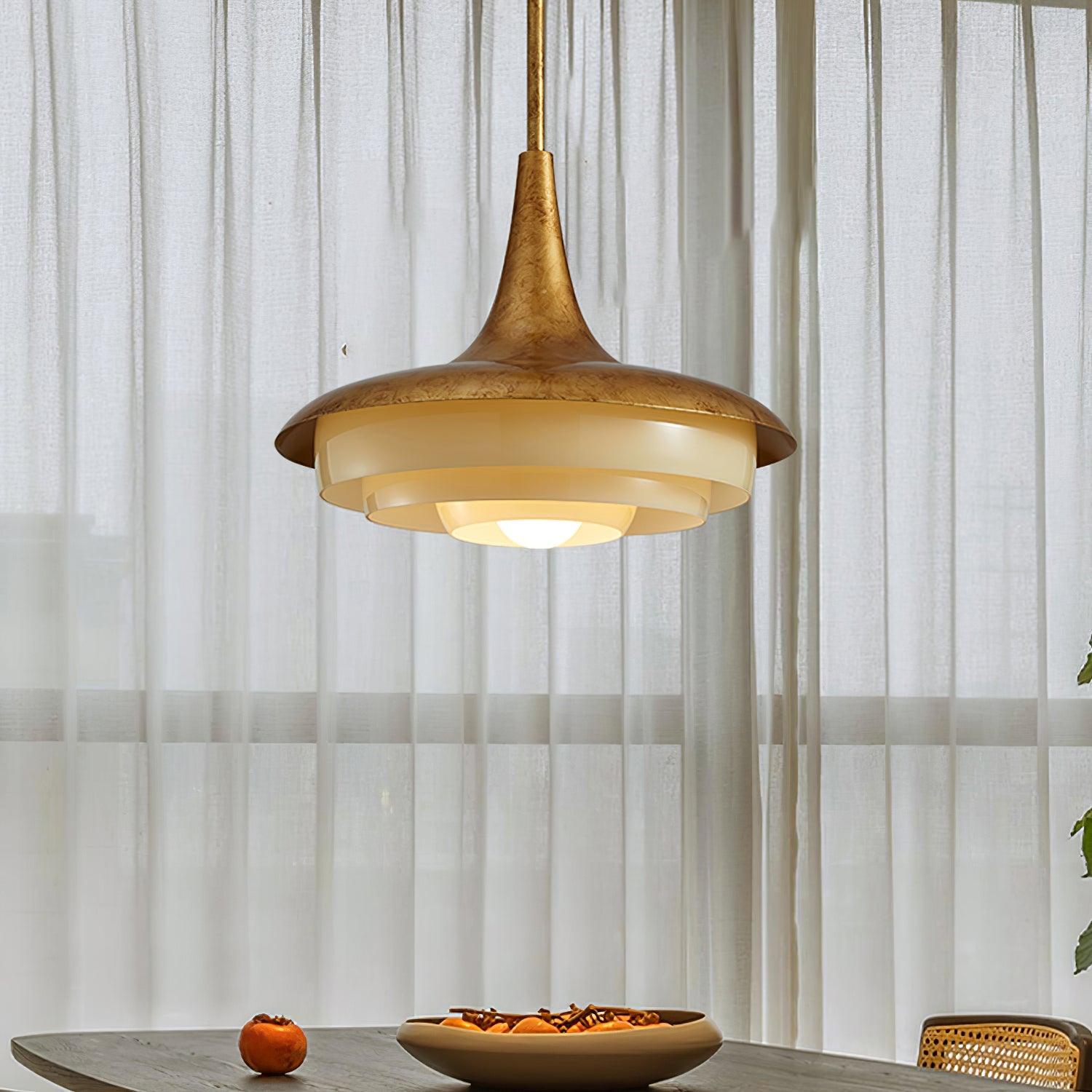 Vioce Mid-Century Modern Glass Pendant Light - Letslighting