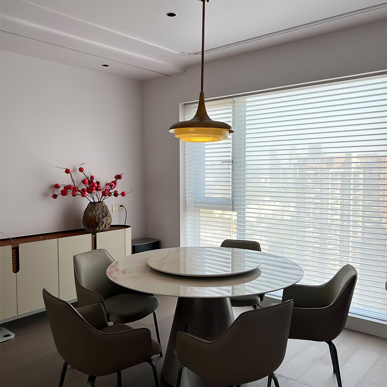 Vioce Mid-Century Modern Glass Pendant Light - Letslighting