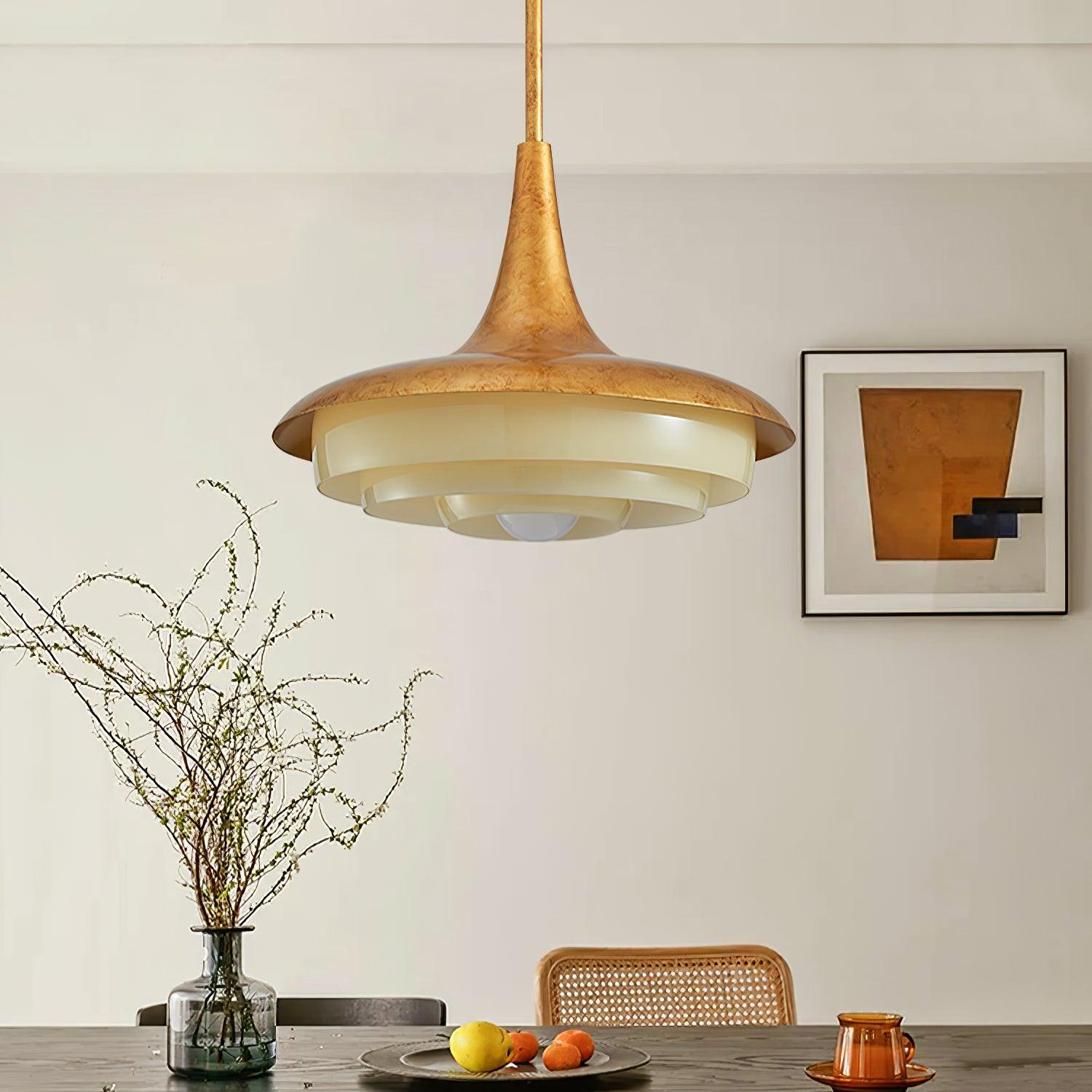 Vioce Mid-Century Modern Glass Pendant Light - Letslighting