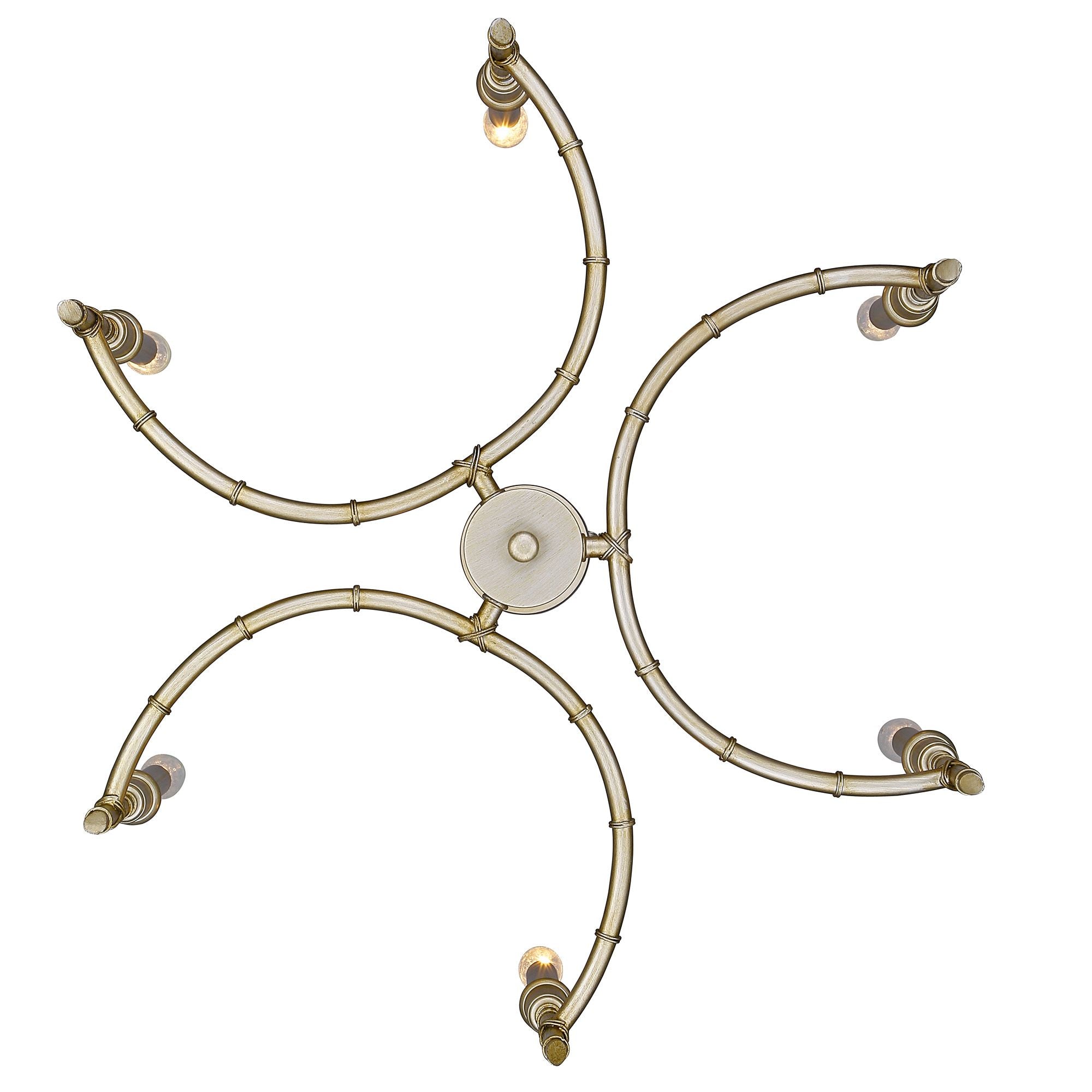 Jetset Vintage Industrial Luxury Brass Chandelier - Letslighting