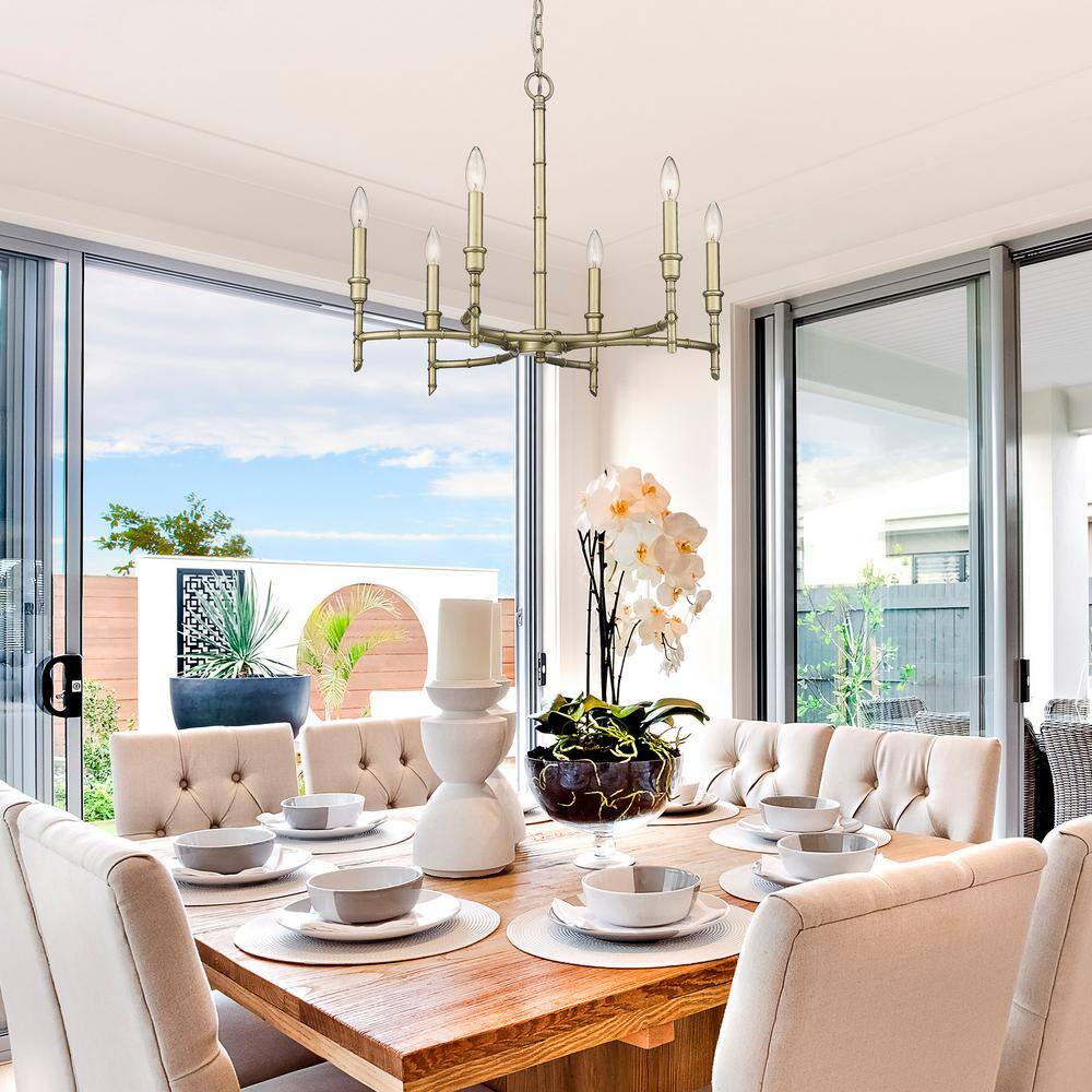 Jetset Vintage Industrial Luxury Brass Chandelier - Letslighting