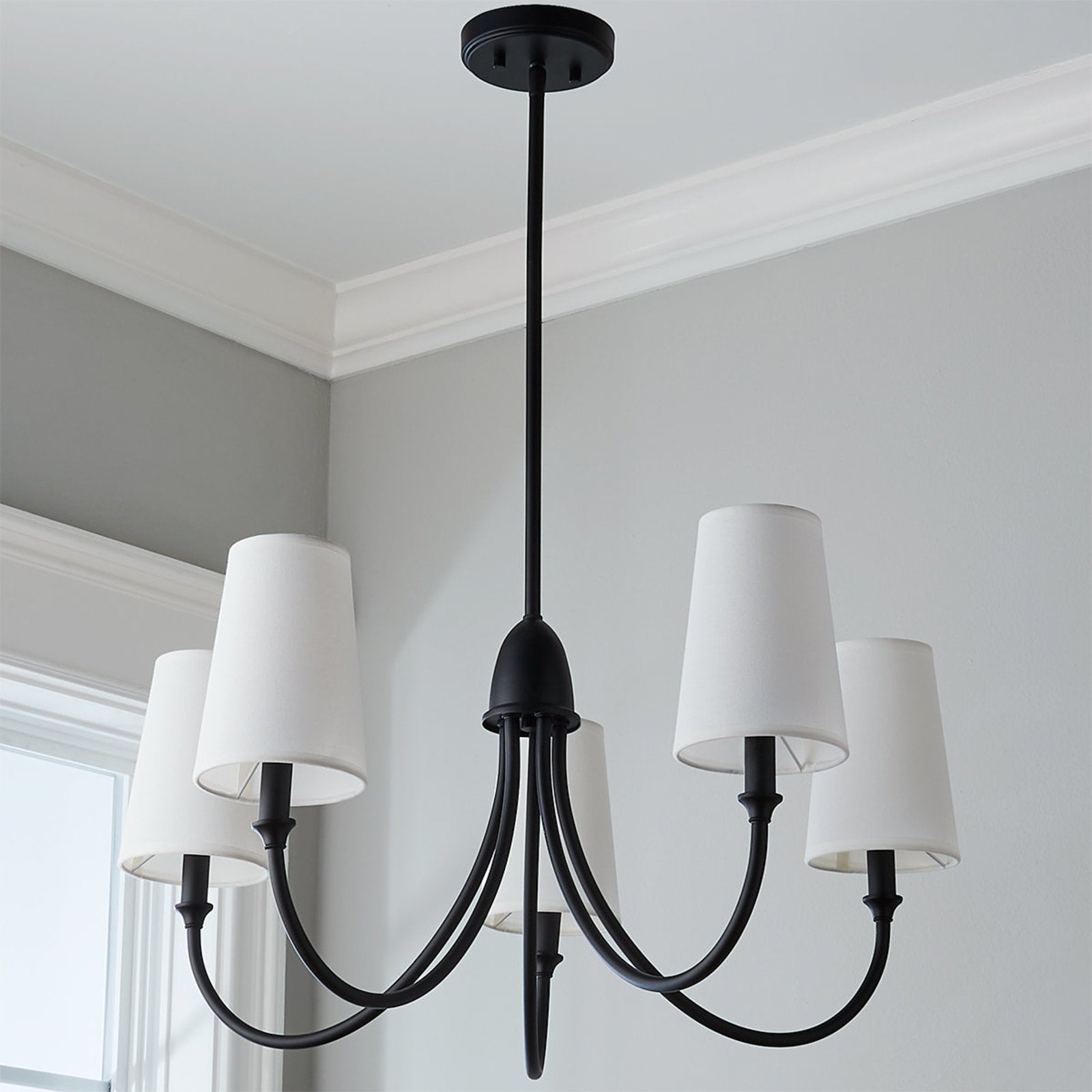 Lumin Premium Vintage Industrial Fabric Chandelier - Letslighting