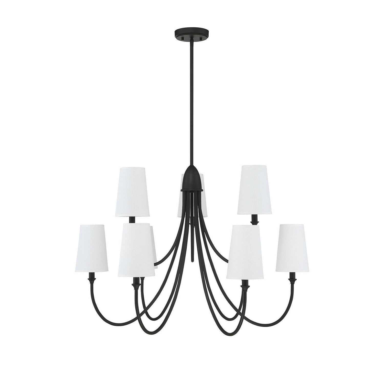 Lumin Premium Vintage Industrial Fabric Chandelier - Letslighting