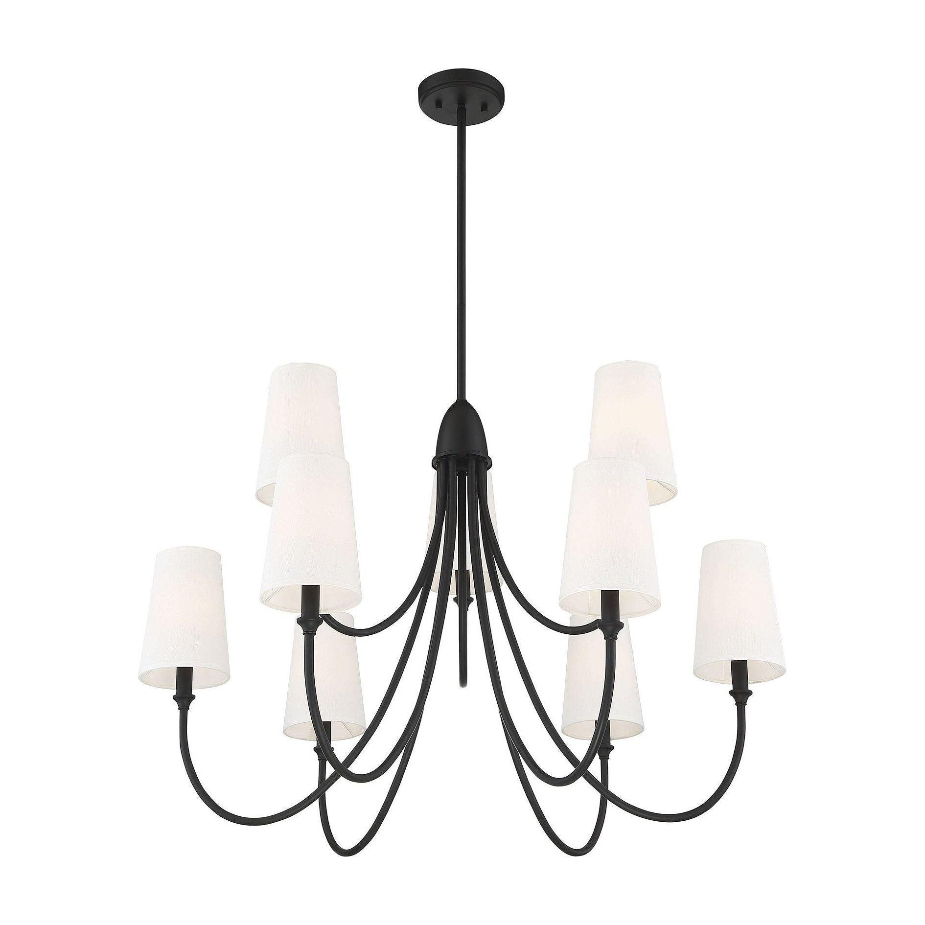 Lumin Premium Vintage Industrial Fabric Chandelier - Letslighting