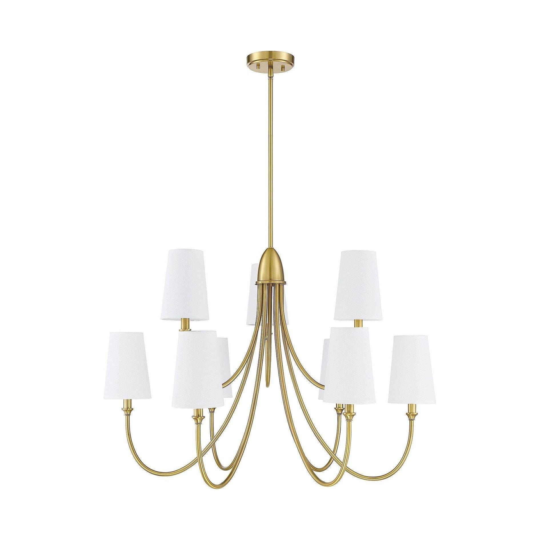 Lumin Premium Vintage Industrial Fabric Chandelier - Letslighting