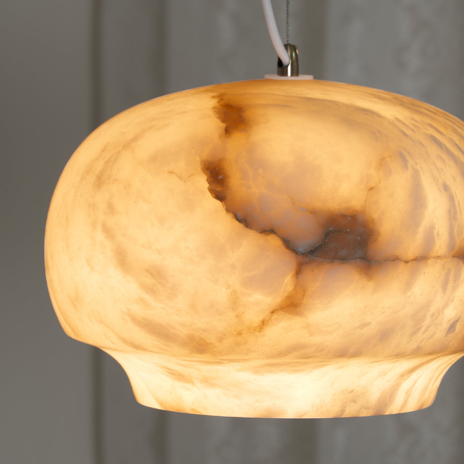 Thalia Minimalist Alabaster Pendant Light - Letslighting