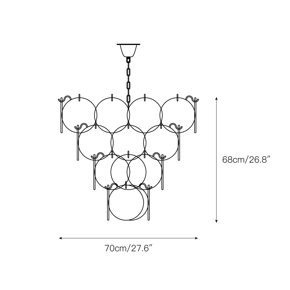 Noctis Premium Elegance Murano Glass Chandelier - Letslighting