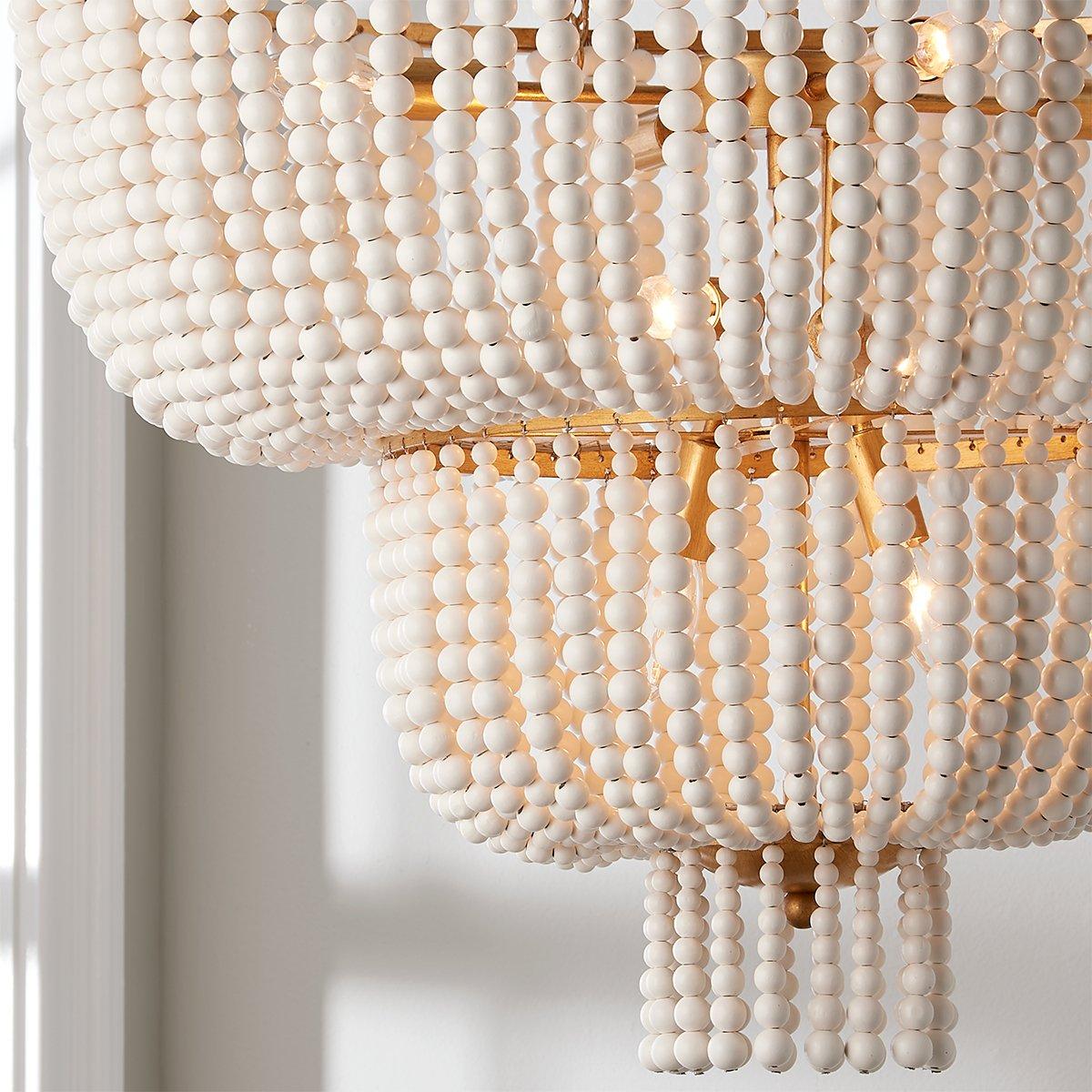 Opal Postmodern Luxury Wooden Chandelier - Letslighting