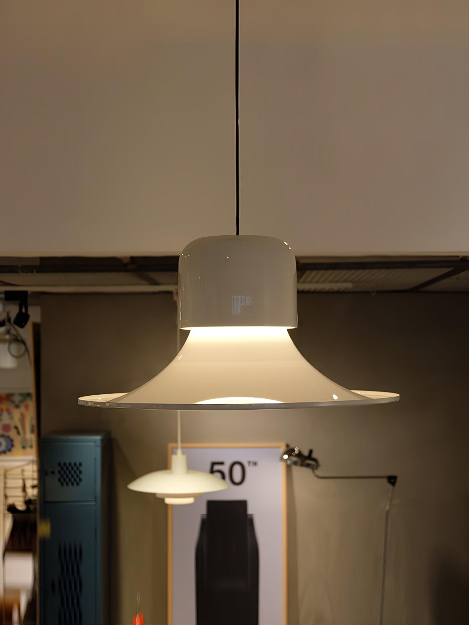 Lustra Pendant Light Aluminum Curved for Kitchen - Letslighting