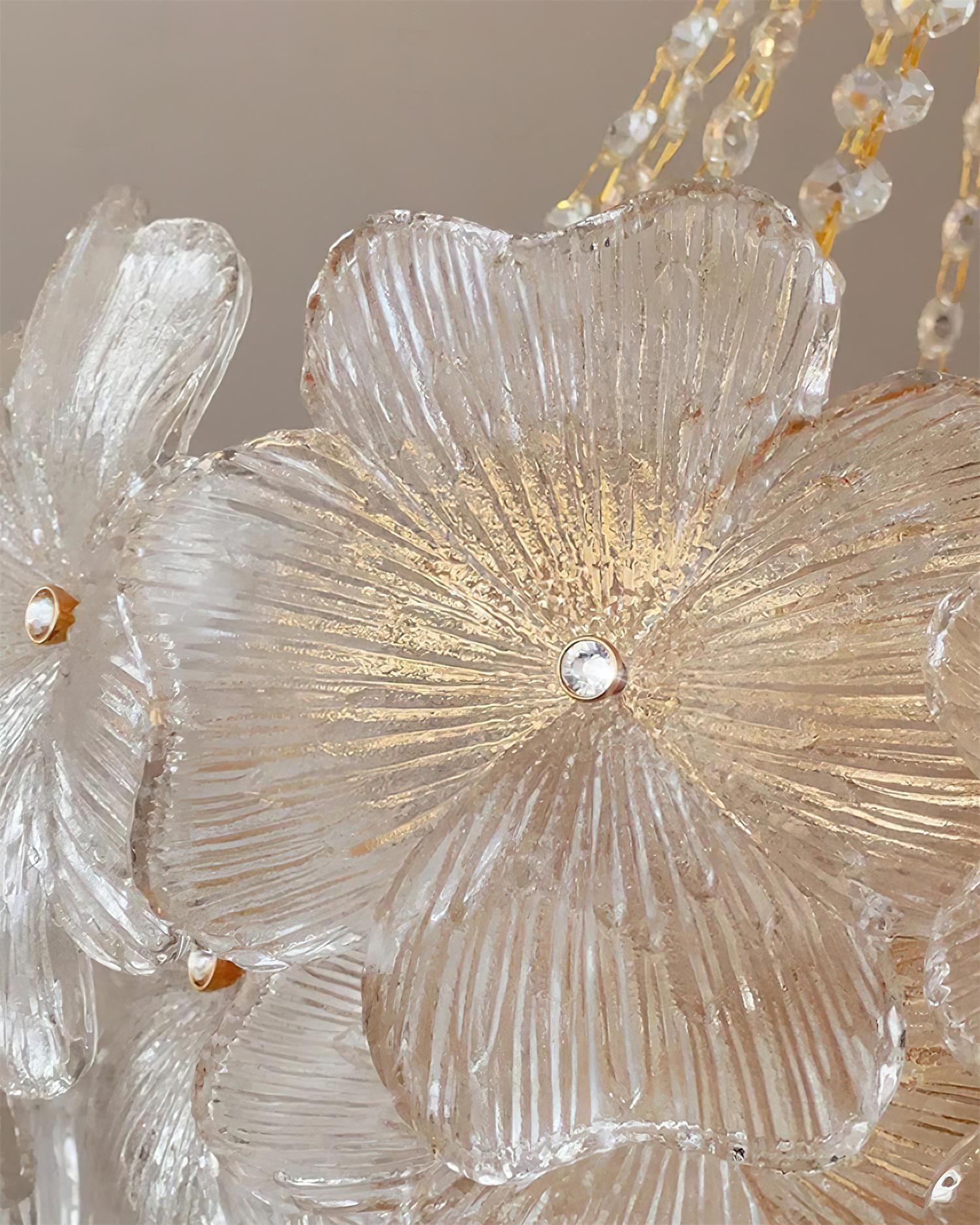 Campina Chandelier Crystal Flower Tiered - Letslighting
