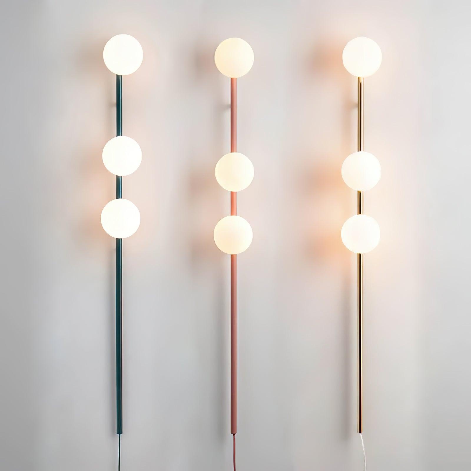 Ultheia Modern Minimalist Candied Balls Glass Wall Light - Letslighting