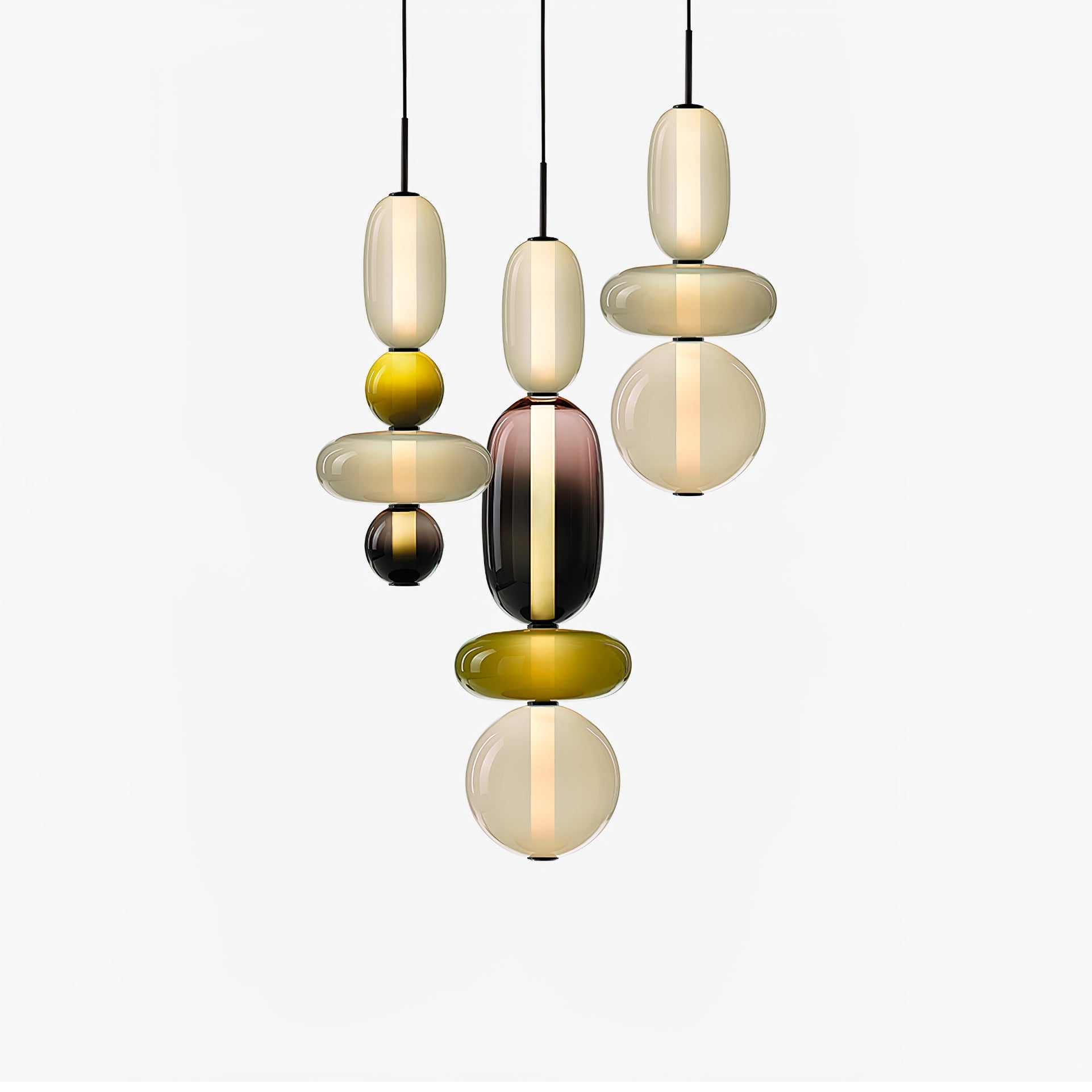 Noxic Glass Acrylic Artistic Pendant Light - Letslighting