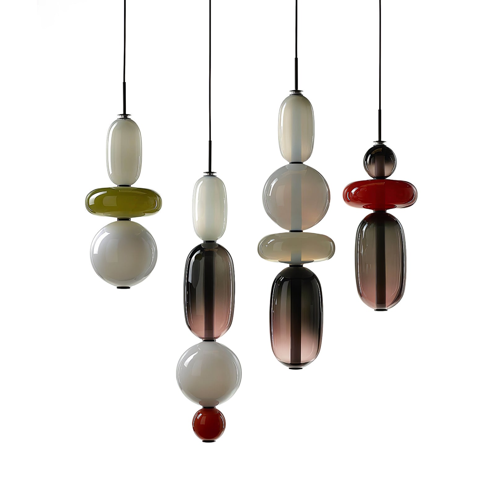 Noxic Glass Acrylic Artistic Pendant Light - Letslighting