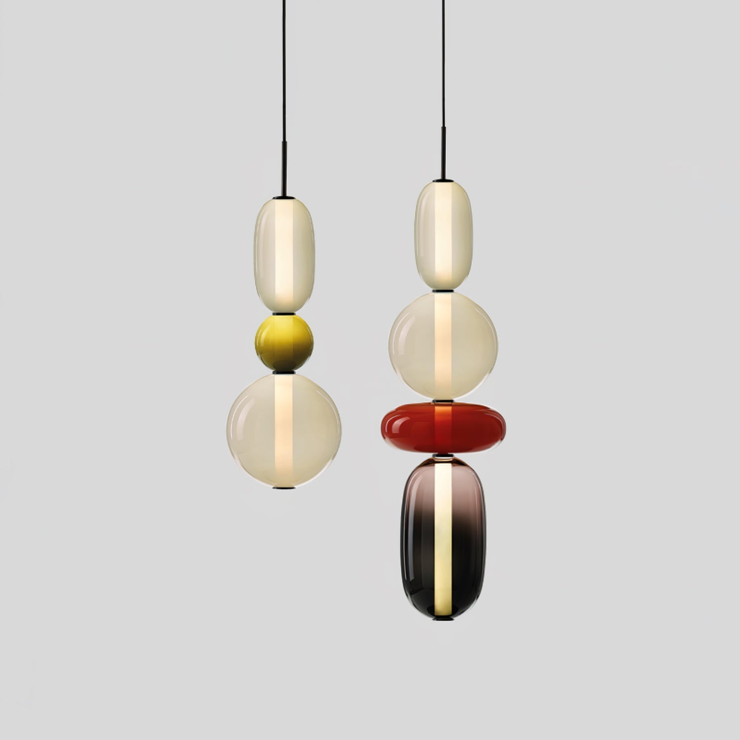 Noxic Glass Acrylic Artistic Pendant Light - Letslighting