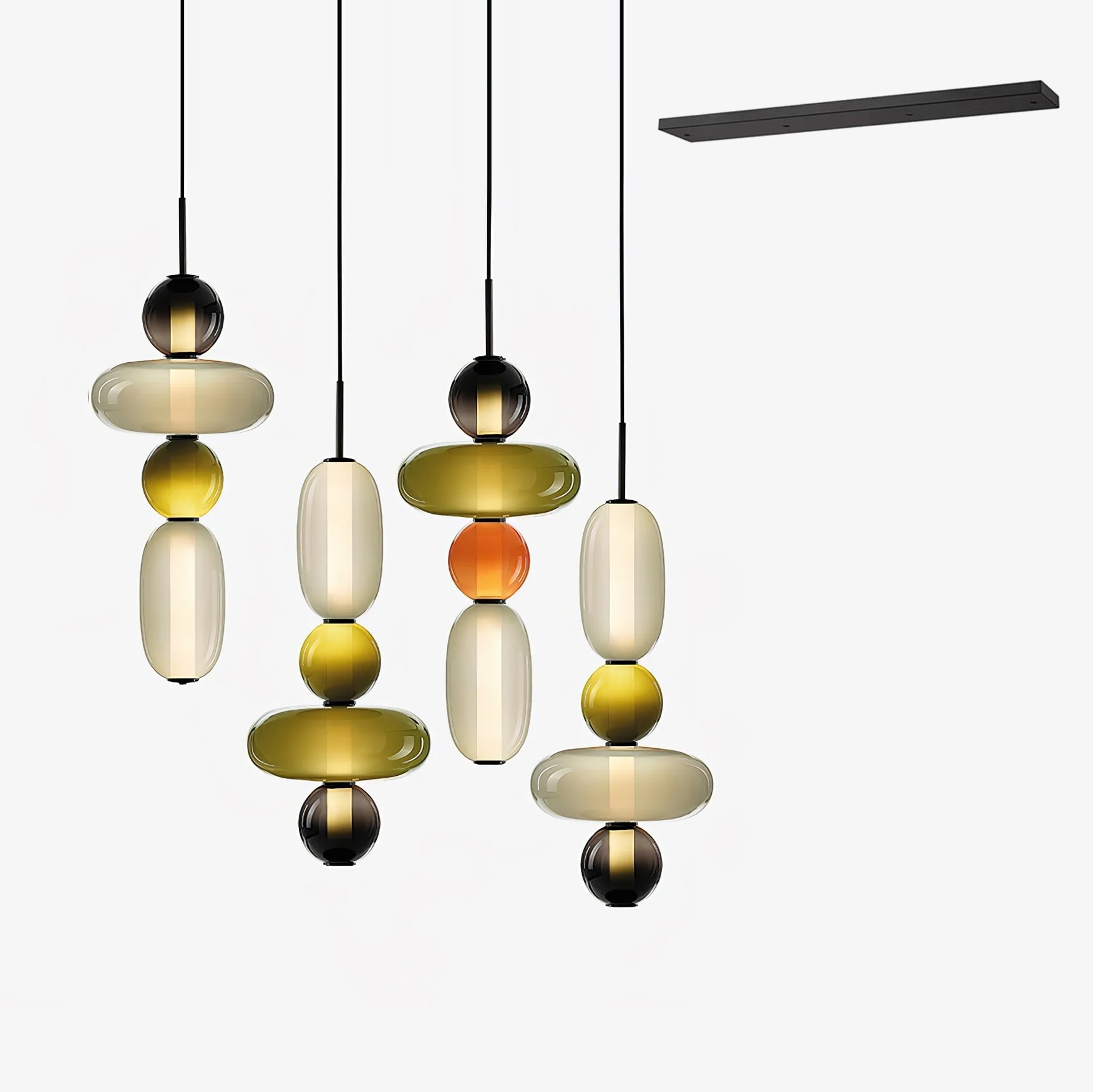 Noxic Glass Acrylic Artistic Pendant Light - Letslighting