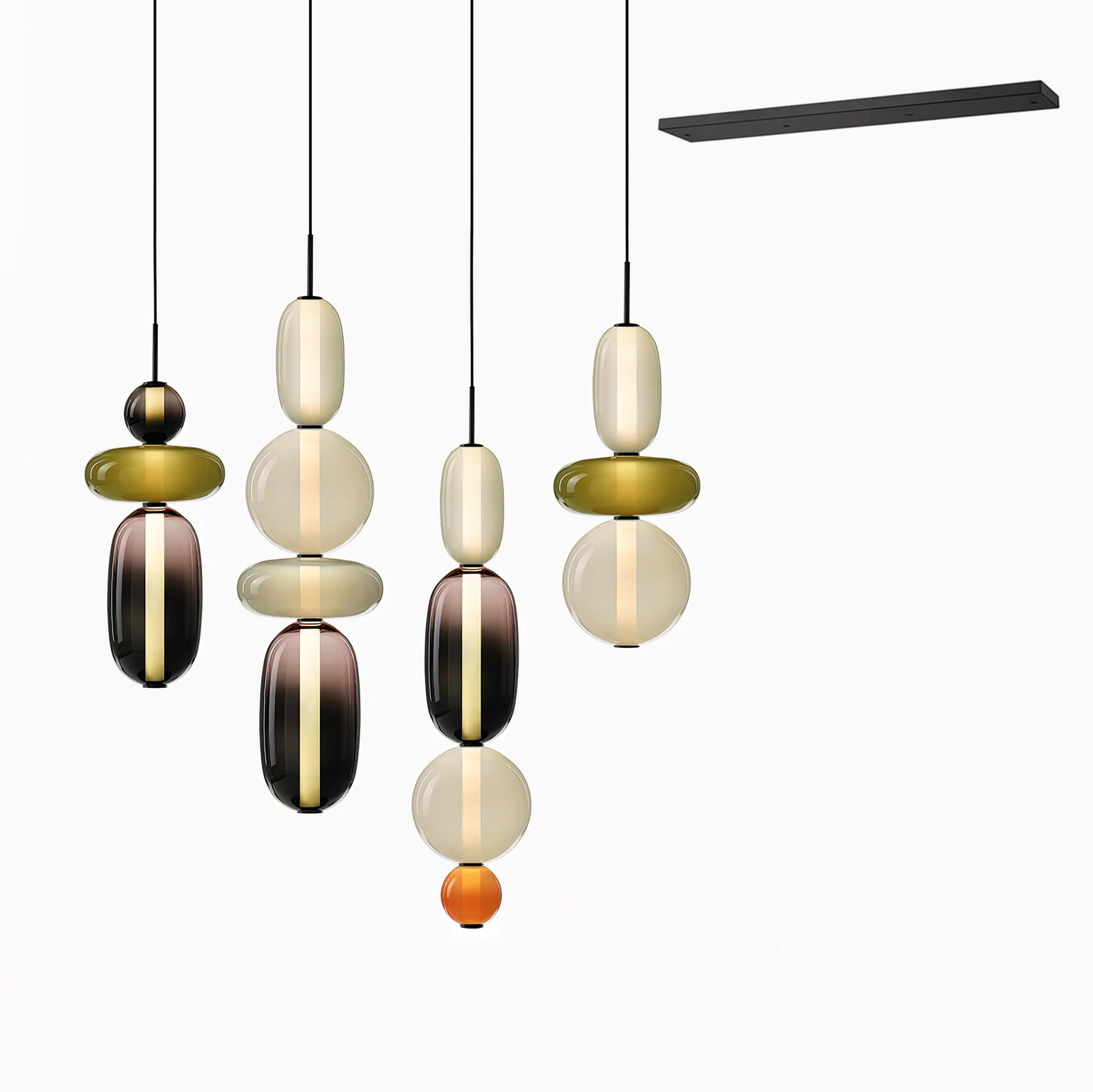 Noxic Glass Acrylic Artistic Pendant Light - Letslighting