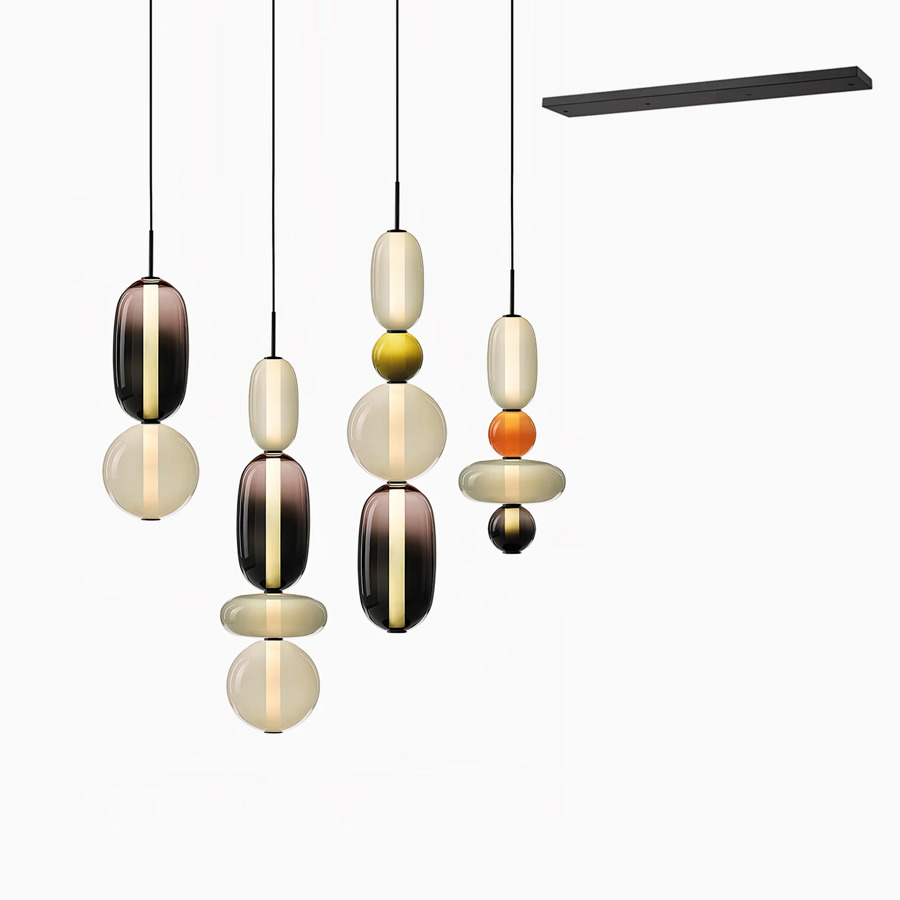 Noxic Glass Acrylic Artistic Pendant Light - Letslighting