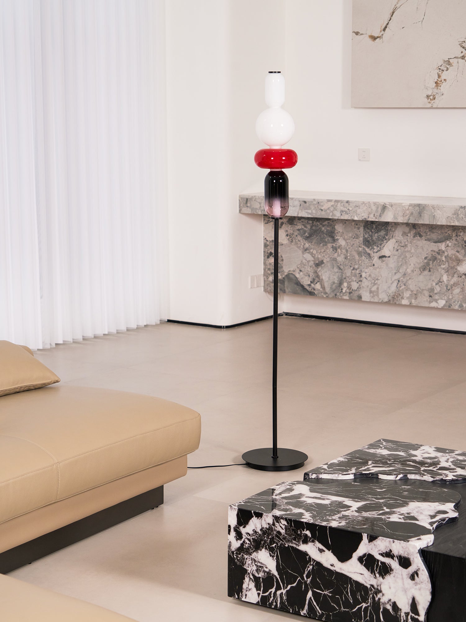 Lustra Floor Light Candiedplayful Glass - Letslighting