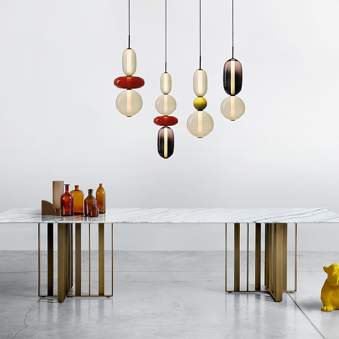 Noxic Glass Acrylic Artistic Pendant Light - Letslighting