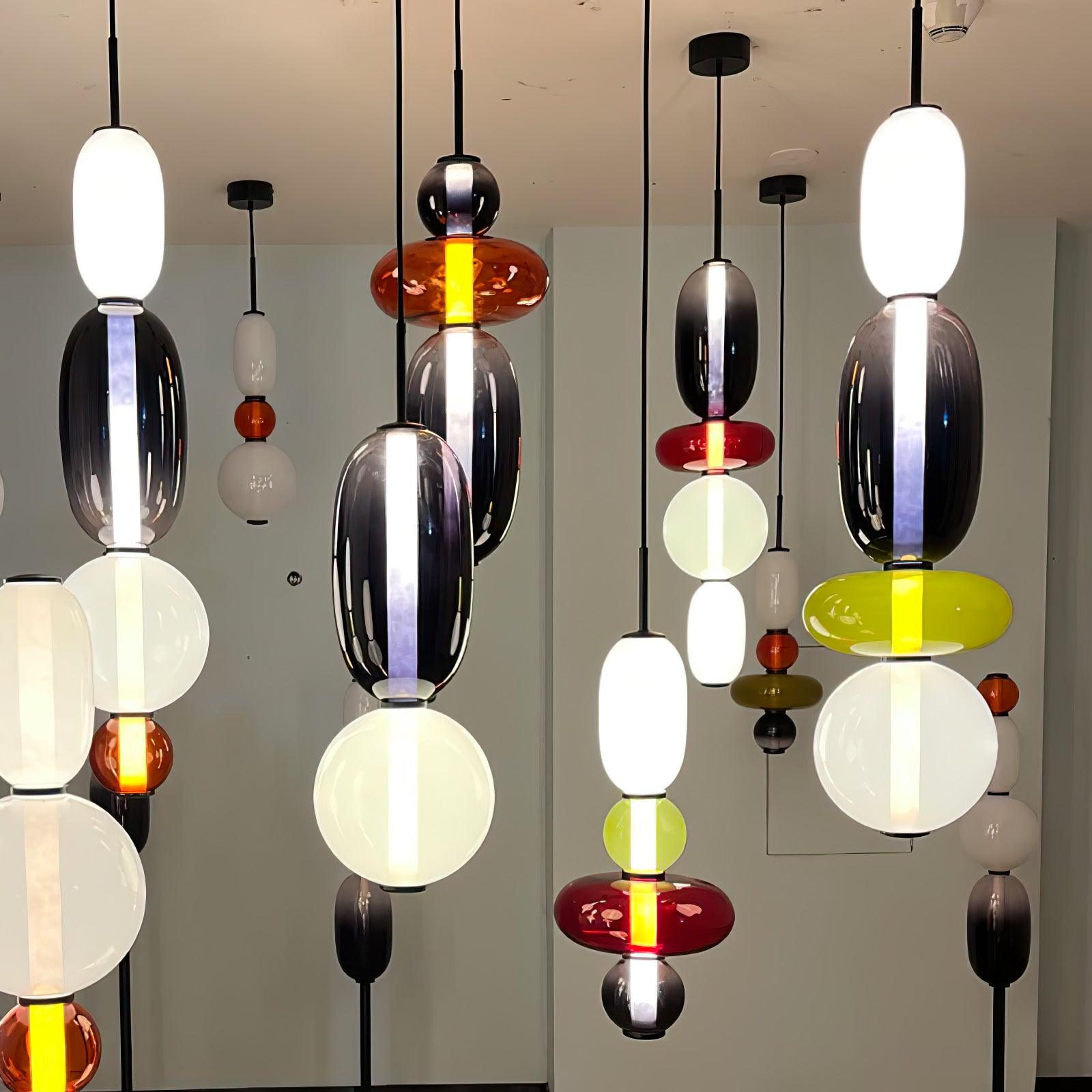 Noxic Glass Acrylic Artistic Pendant Light - Letslighting