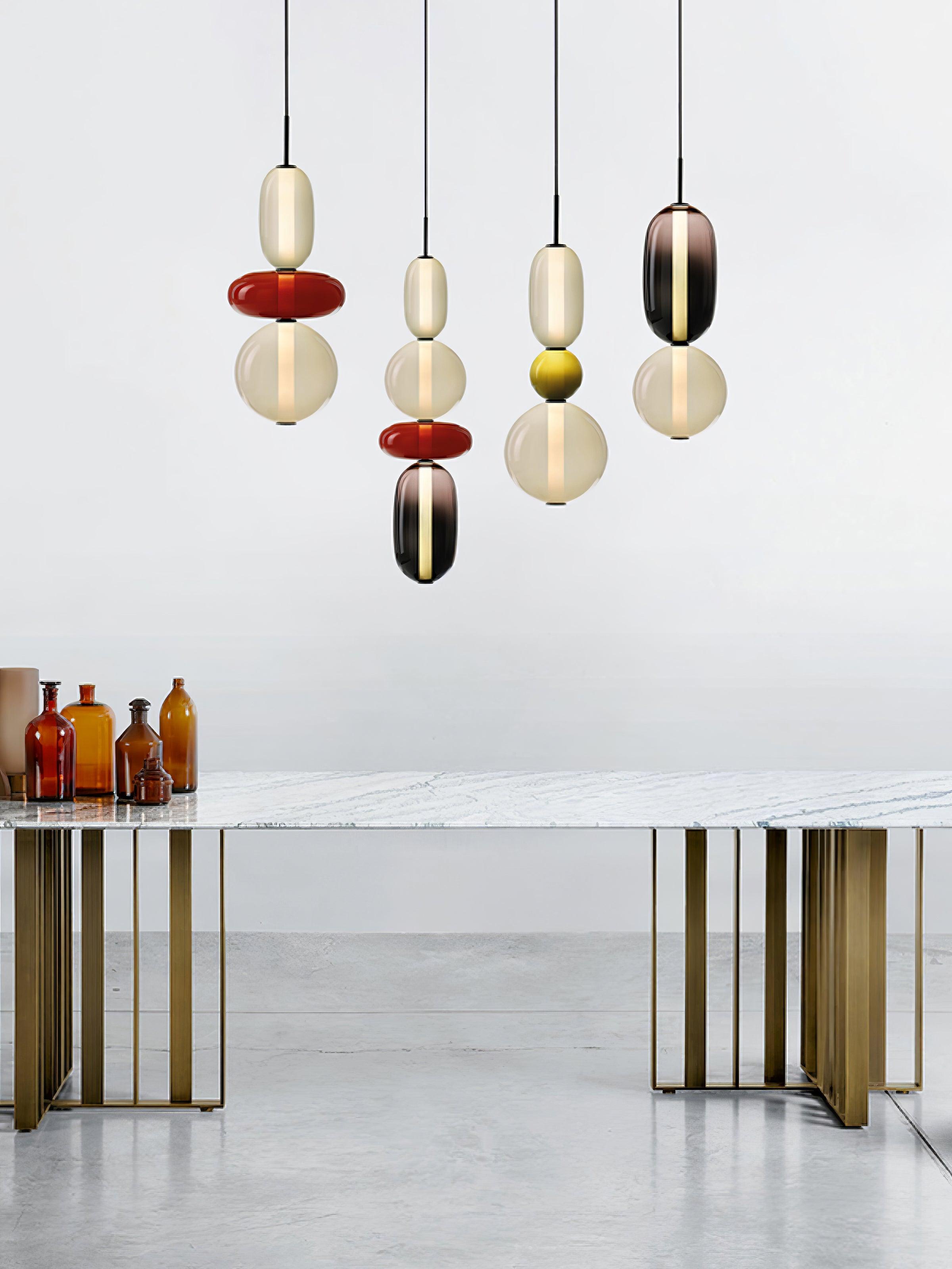 Noxic Glass Acrylic Artistic Pendant Light - Letslighting