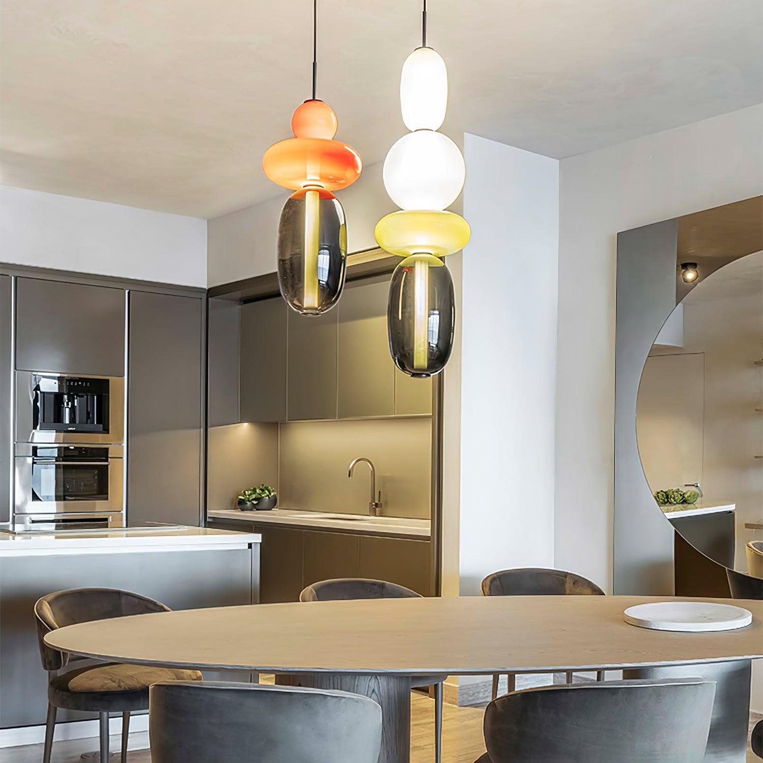 Noxic Glass Acrylic Artistic Pendant Light - Letslighting
