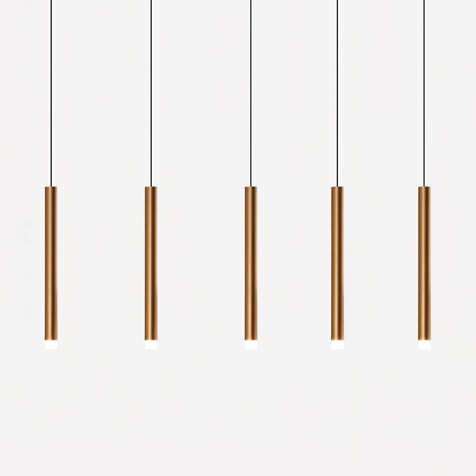 Quint Modern Minimalist Brass Acrylic Chandelier - Letslighting