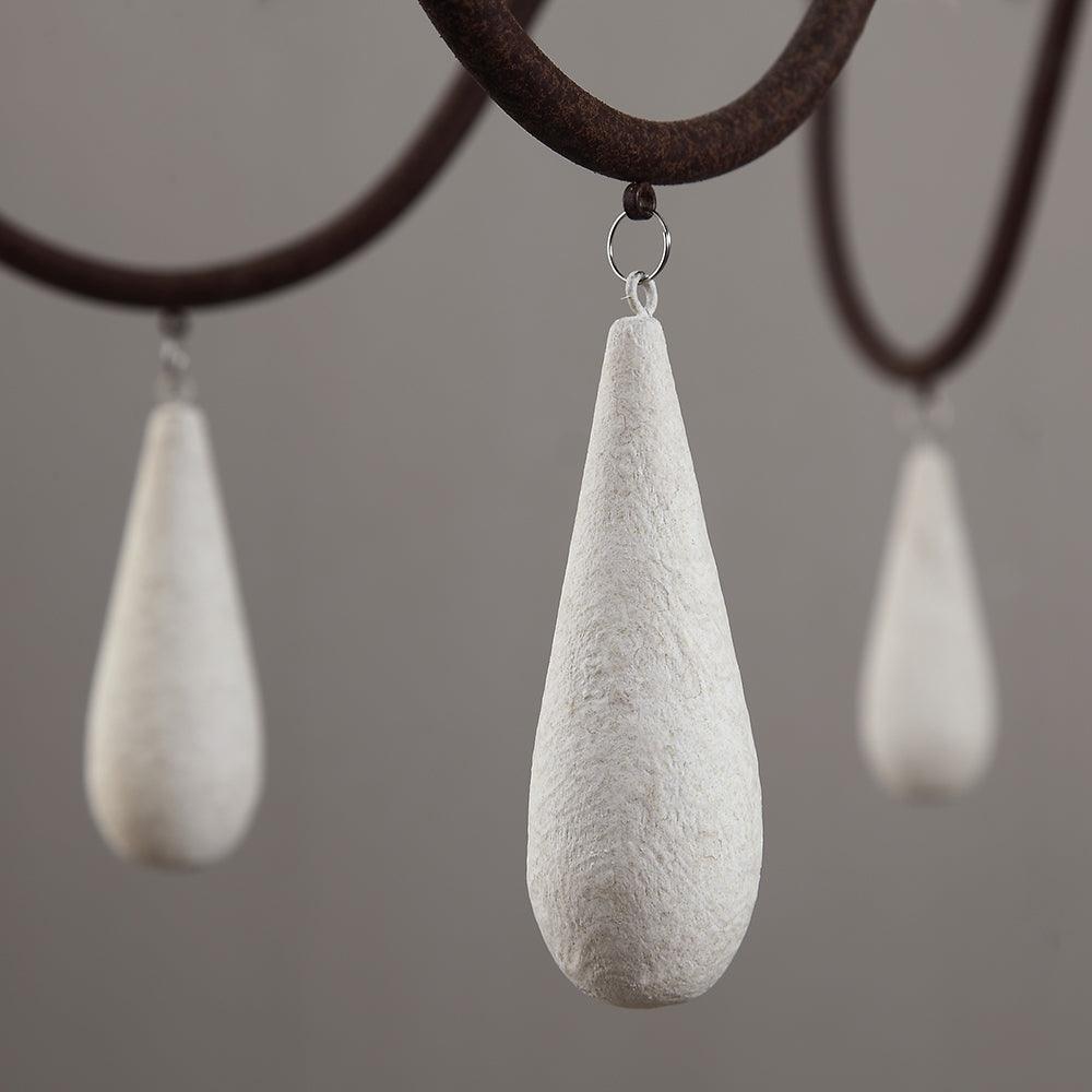 Lustra Chandelier Candle Scroll Arm Rustic - Letslighting
