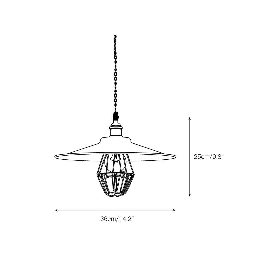 Stella Vintage Industrial Art Pendant Light - Letslighting