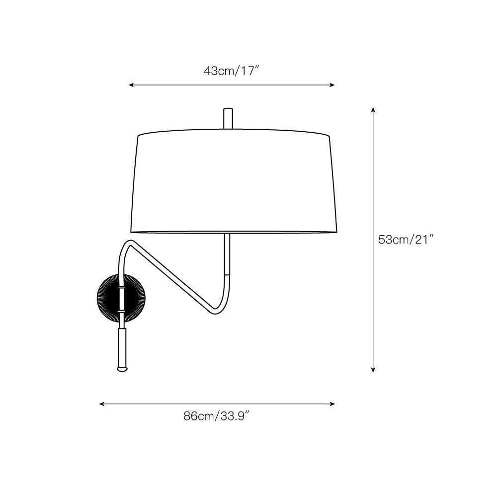 Terra Modern Minimalist Fabric Sconce Wall Lamp - Letslighting