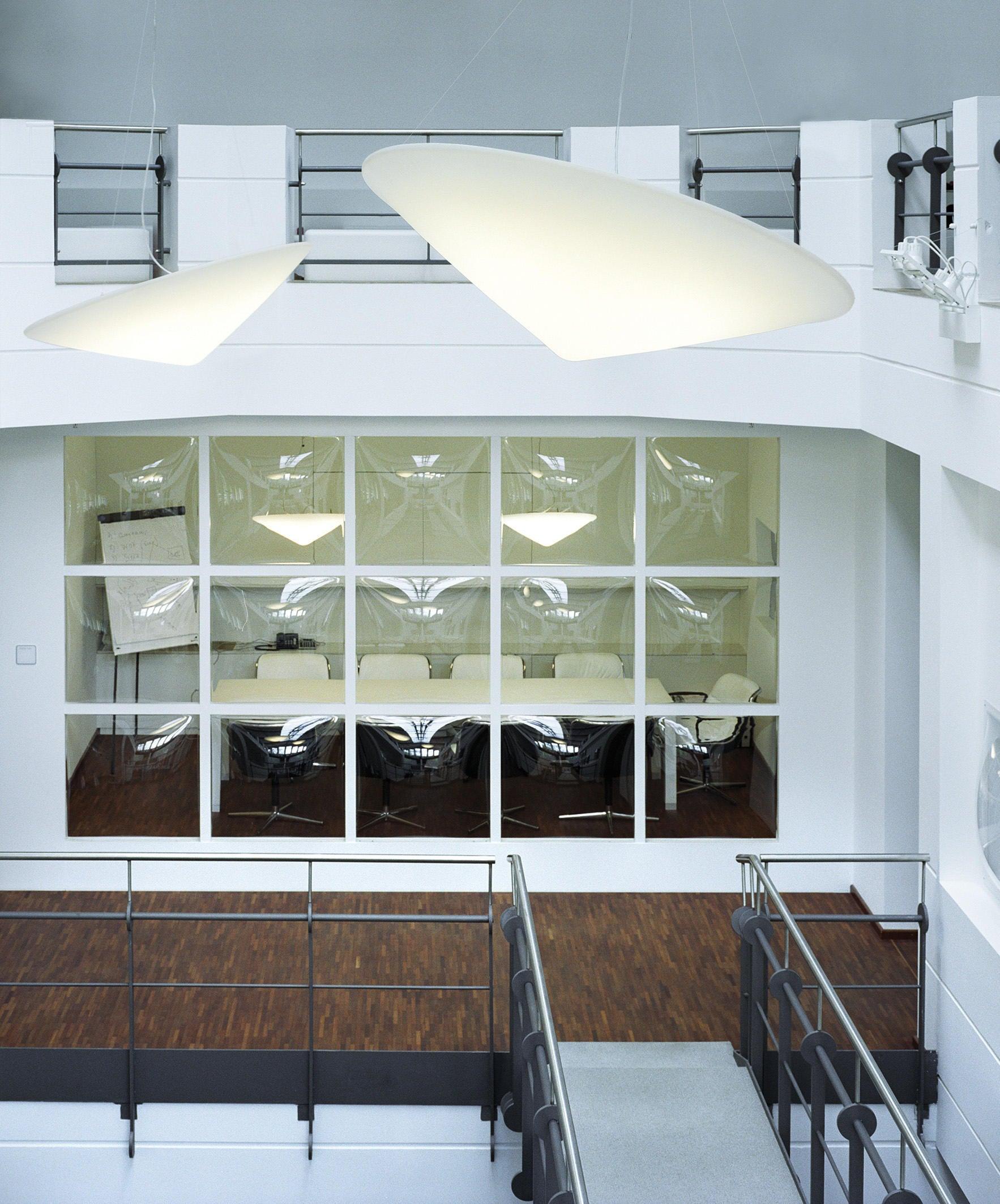 Solara Pendant Lamp Polyethylene Tilted Hat Minimalist - Letslighting