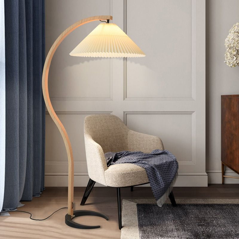 Viaro Wood Floor Lamp - Letslighting