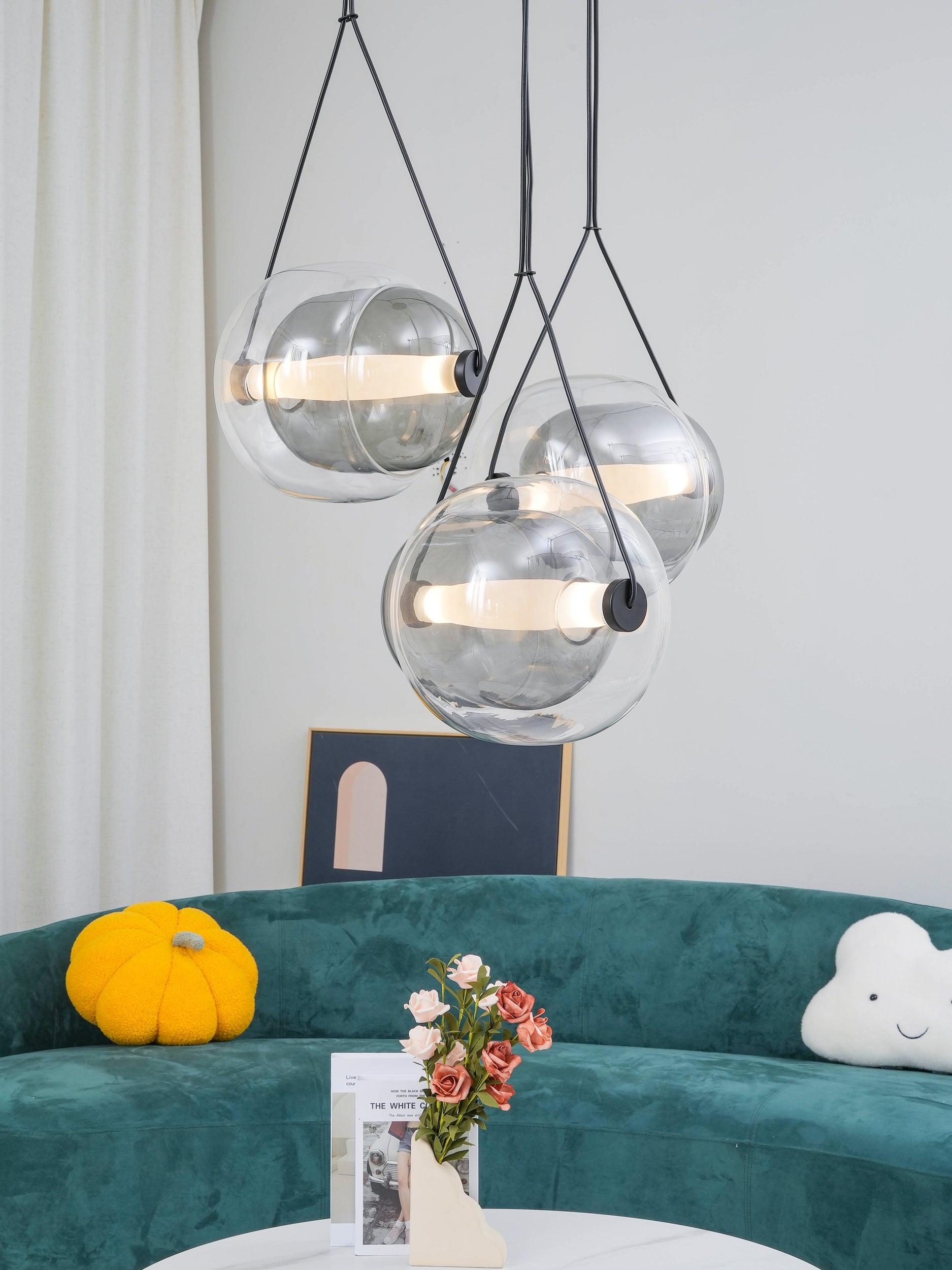 Orba Contemporary Glass Pendant Light - Letslighting